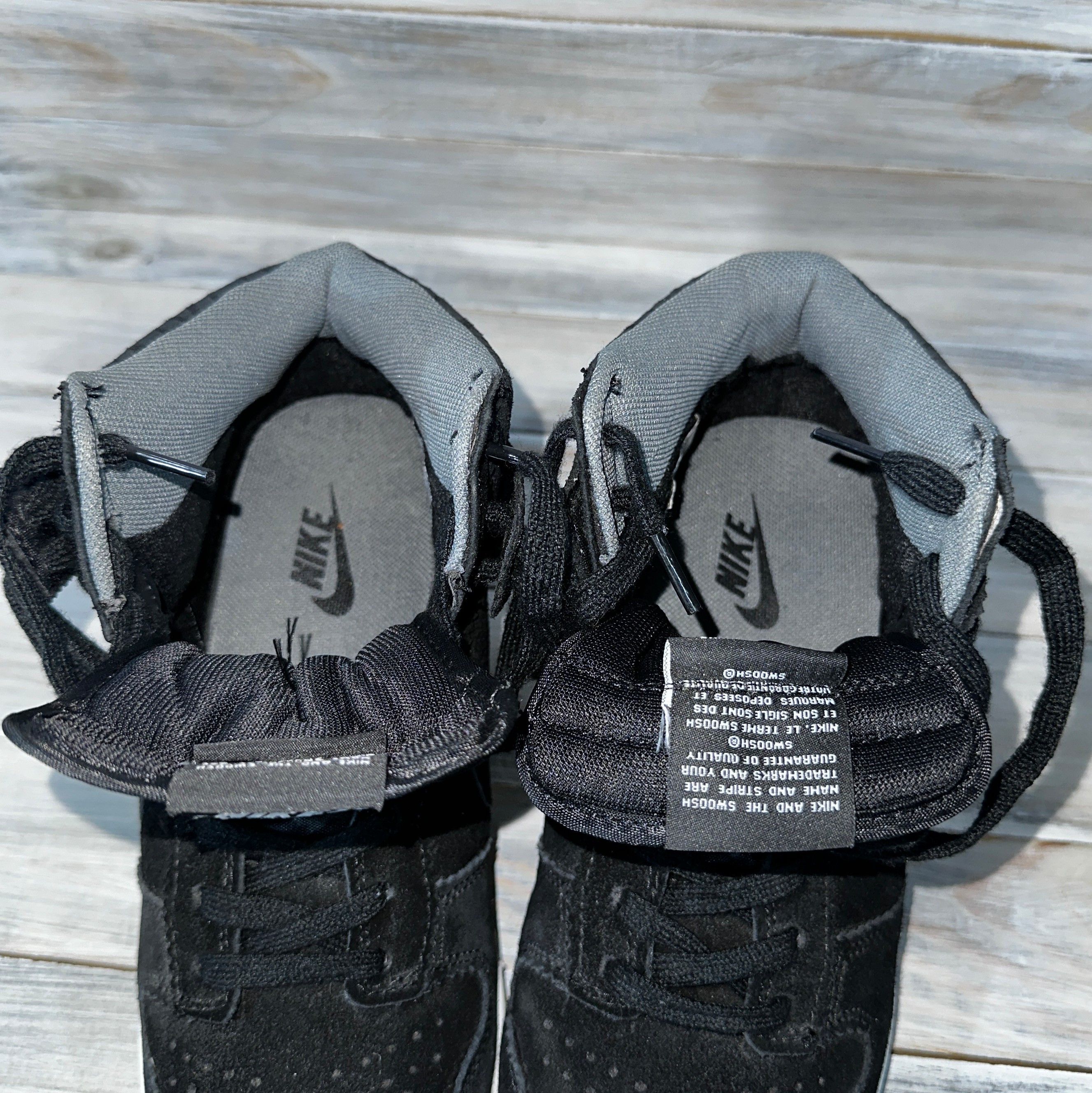 Nike Nike Dunk Sky Hi Wedge Women's Sneakers Black Sport Swoosh Size US 7 / IT 37 - 9 Thumbnail