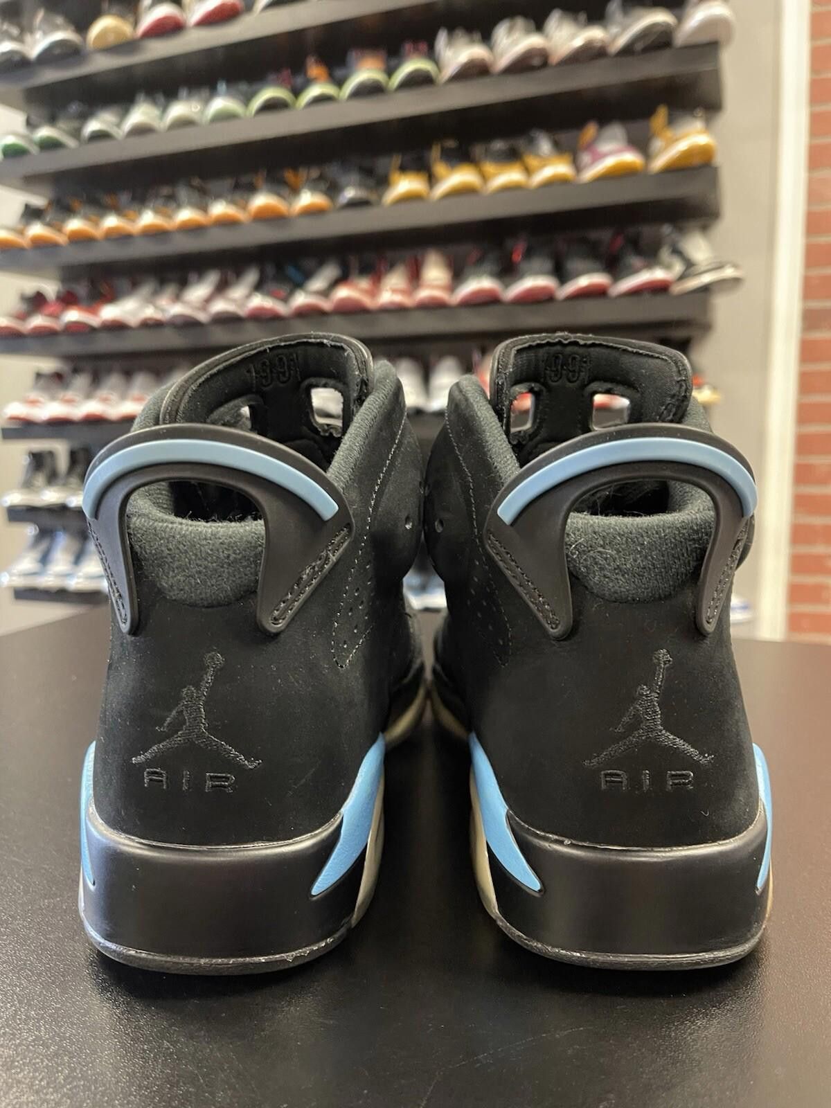 Jordan Brand Size 8.5 - Nike Air Jordan 6 Retro UNC Black Blue 384664-006 Size US 8.5 / EU 41-42 - 4 Thumbnail