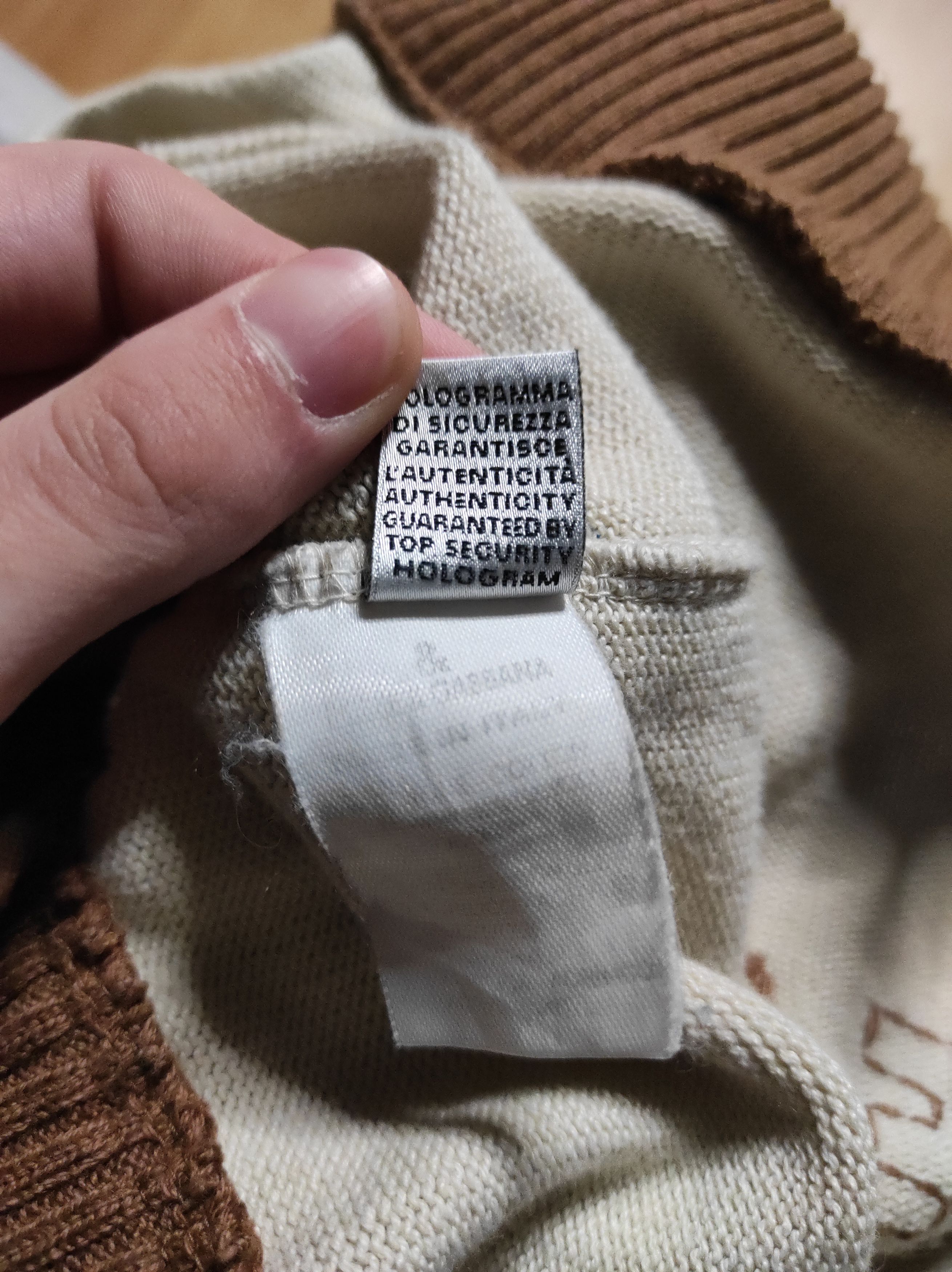 Dolce & Gabbana × Japanese Brand × Vintage **Retro Dolce & Gabbana Sweater Zip Hoodie** Size US L / EU 52-54 / 3 - 9 Thumbnail