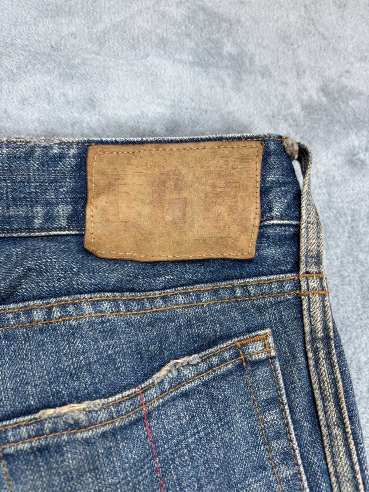 Le Grande Bleu (L.G.B.) L.G.B Flared Denim Pants. S012 Size US 28 / EU 44 - 11 Thumbnail