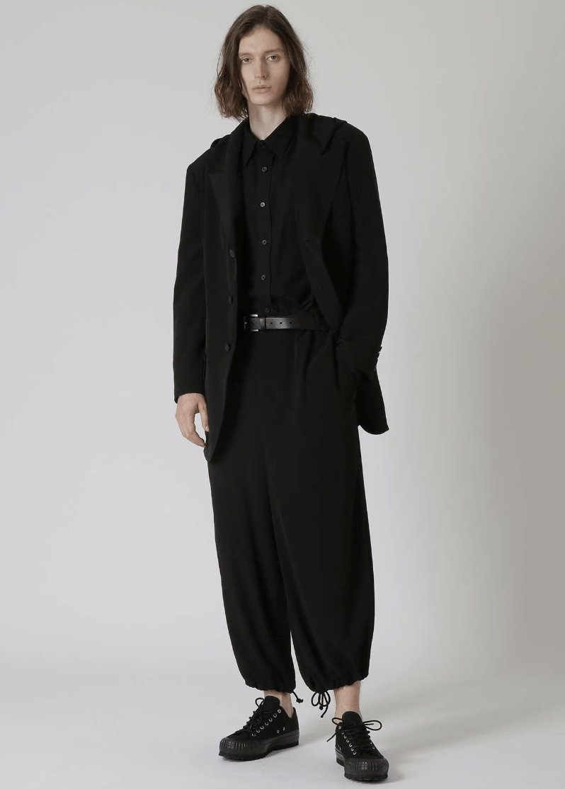 Yohji Yamamoto Yohji Yamamoto Pour Homme - W/GABARDINE HOODED JACKET Size US L / EU 52-54 / 3 - 4 Thumbnail