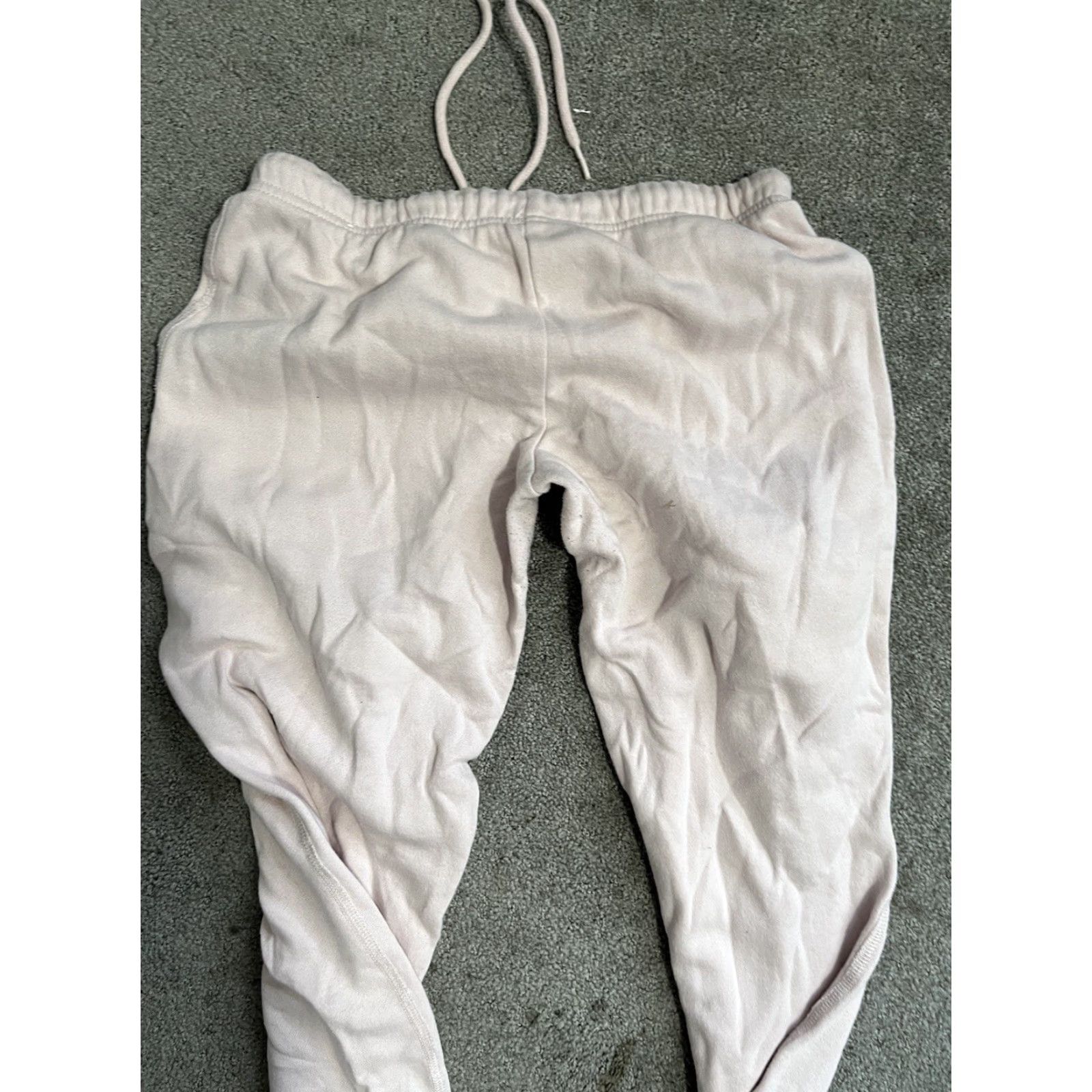 Vintage Aéropostale Women's Sweatpants Light Pink Graphic Elastic Waist Size Small Size 28" / US 6 / IT 42 - 4 Thumbnail