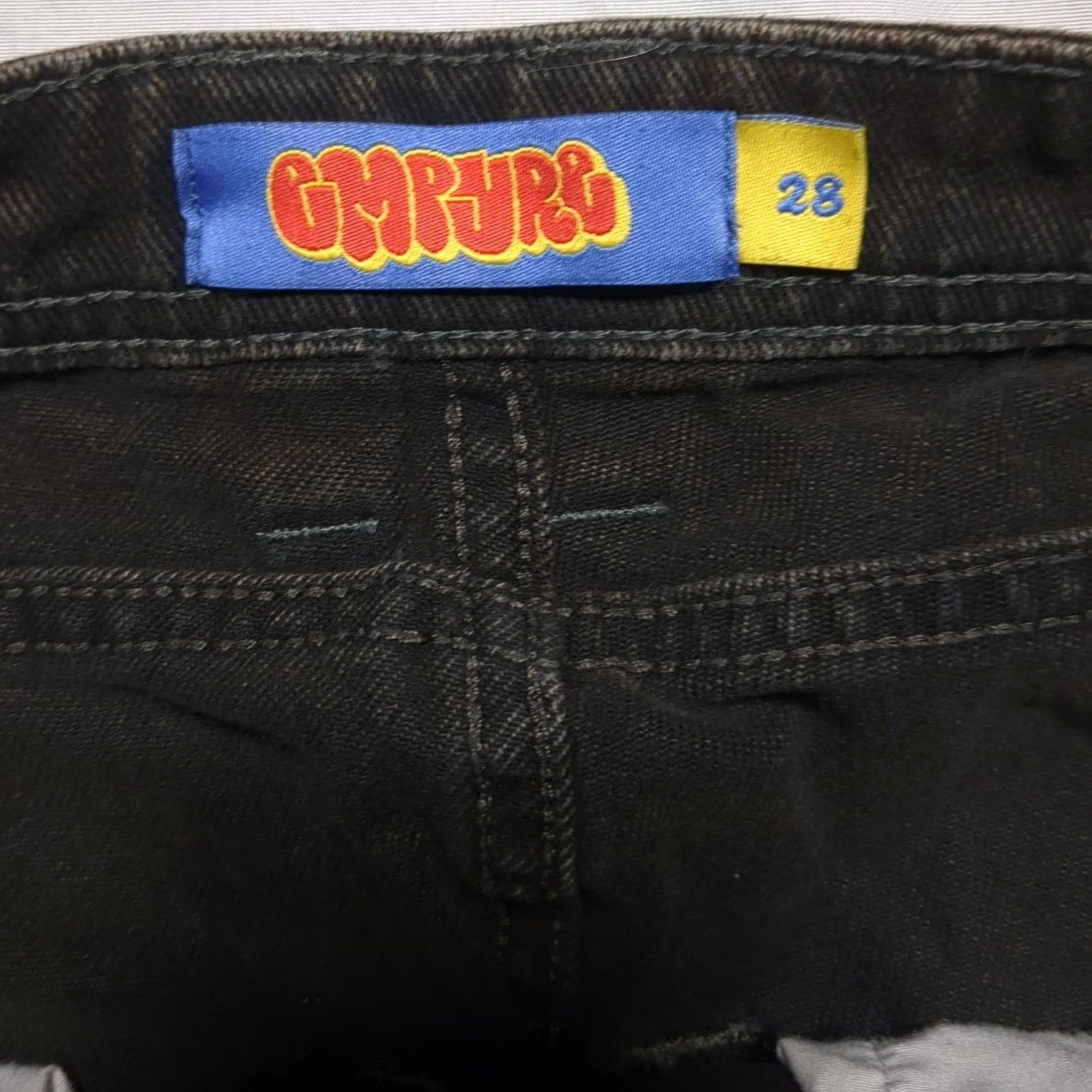 Empyre Empyre Relaxed Fit Jeans Denim Black Vintage Wash Mens 28 Streetwear Skate Pants Size US 28 / EU 44 - 6 Thumbnail