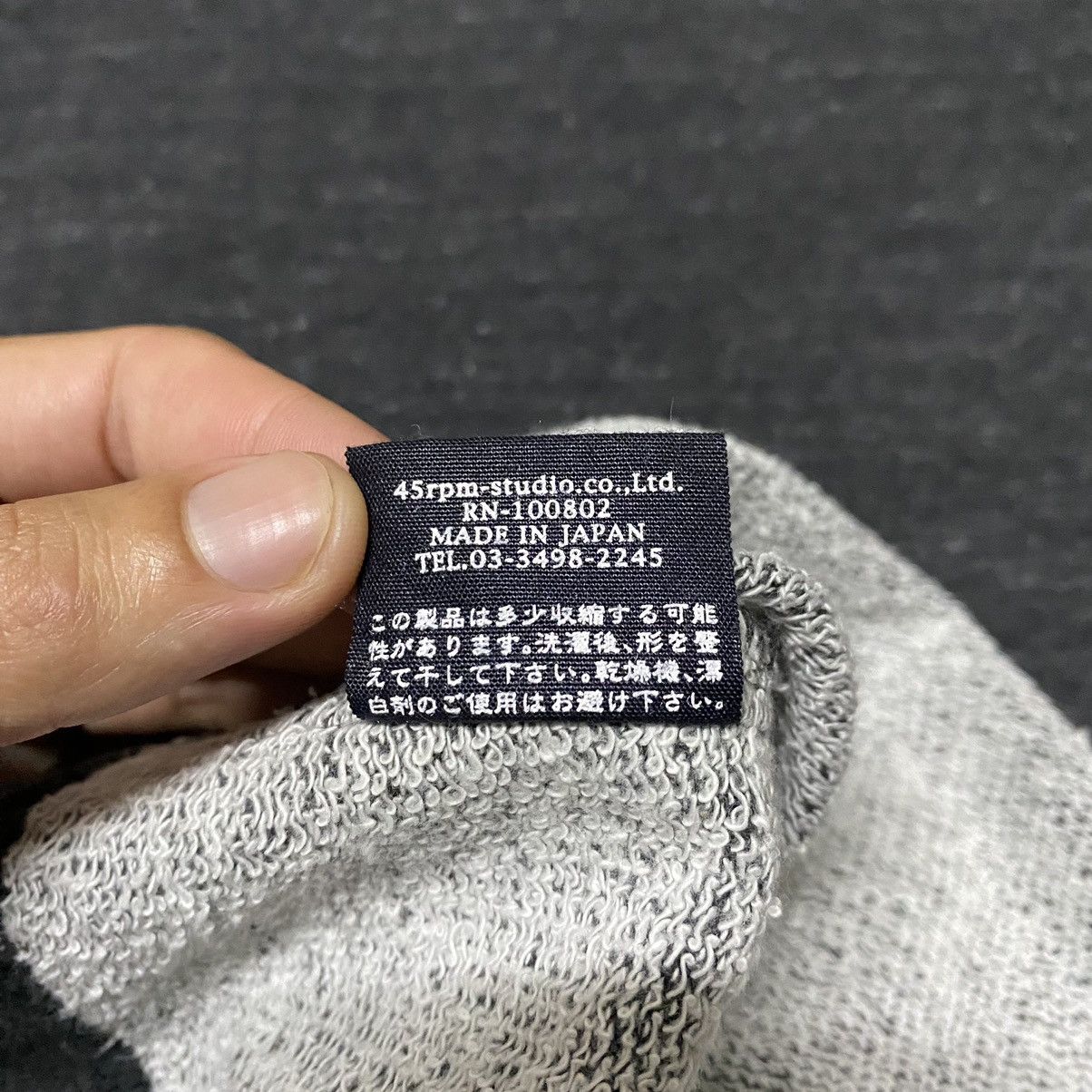 45rpm × Japanese Brand × Vintage Vintage 45rpm Jumper Black Indigo Colour Size US M / EU 48-50 / 2 - 9 Thumbnail