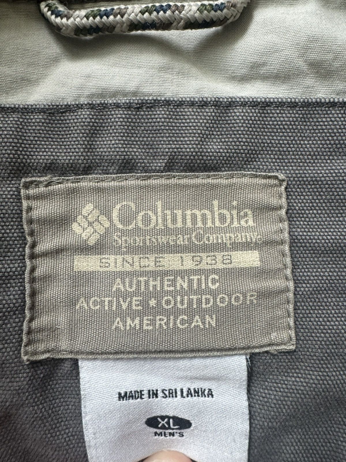 Columbia Distressed Columbia Workwear Jacket Size US XL / EU 56 / 4 - 4 Thumbnail