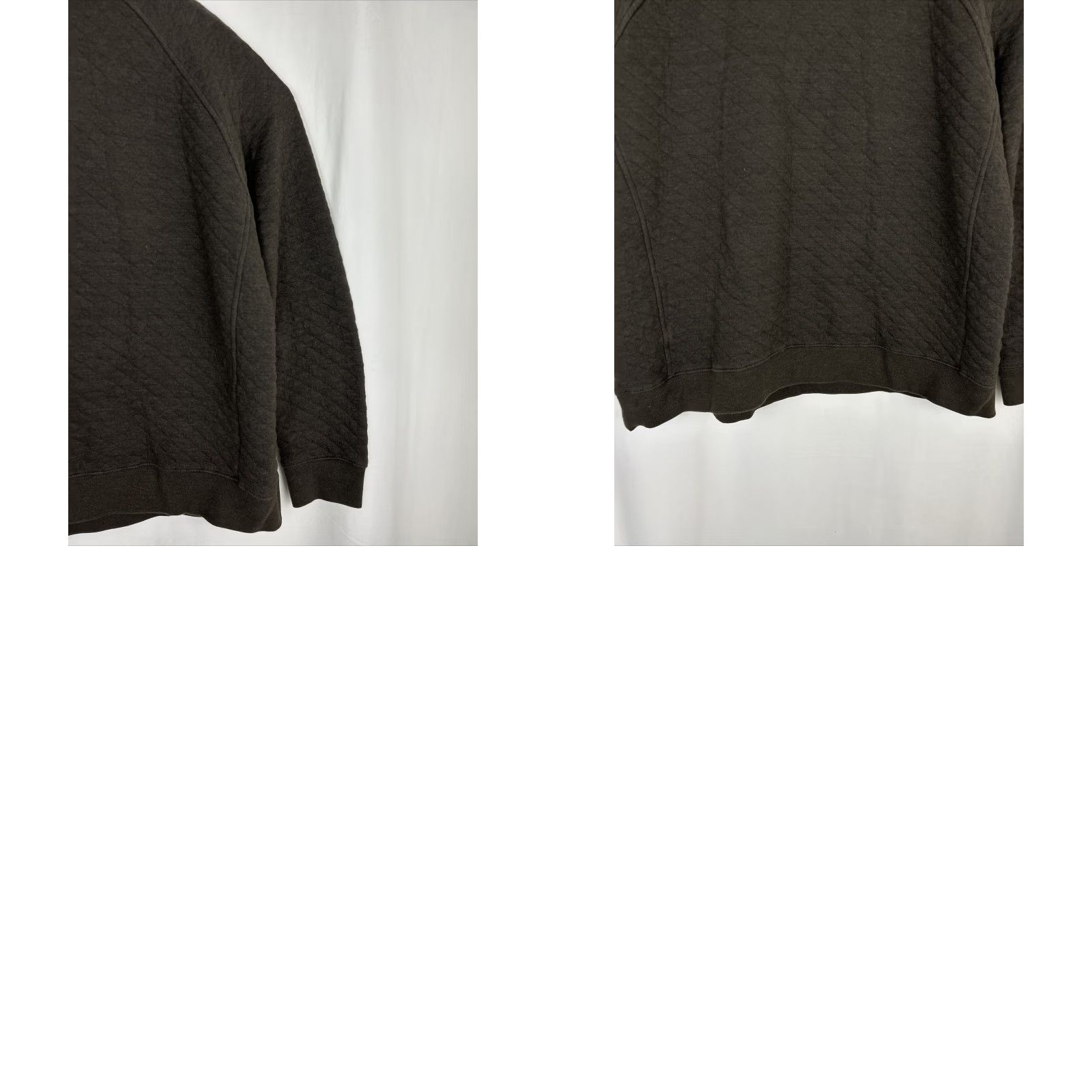 Eddie Bauer Eddie Bauer Mens XL Pullover Quilted Brown 1/4 Snap Pouch Pocket Sweater Size US XL / EU 56 / 4 - 9 Thumbnail