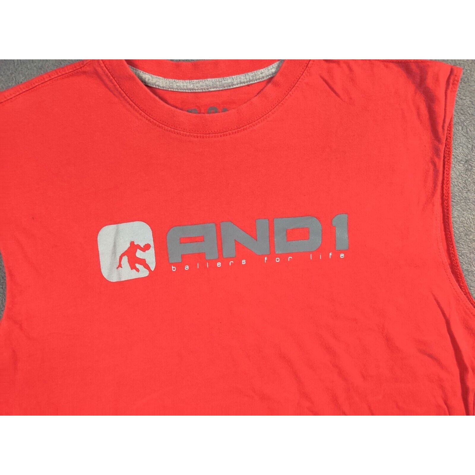 Other AND1 Shirt Adult Mens Small Red Ballers for Life Spell Out Size US S / EU 44-46 / 1 - 2 Thumbnail