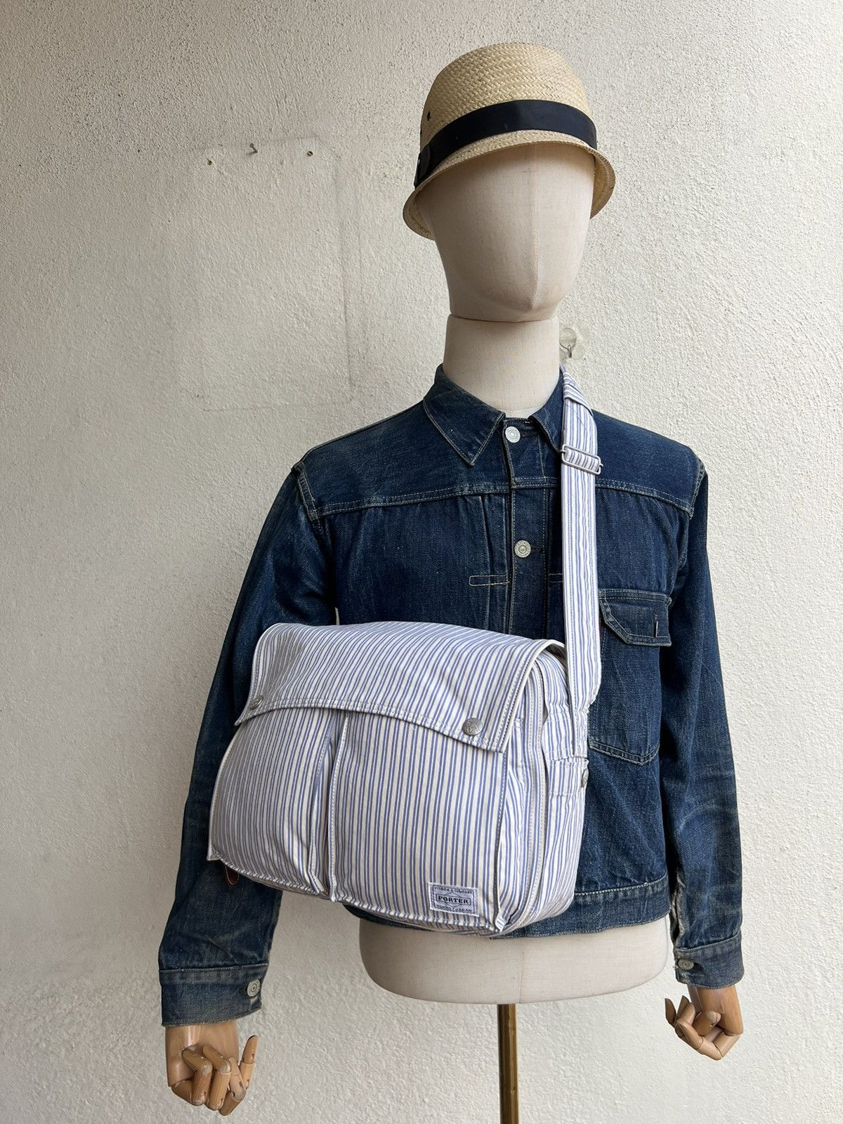 Porter Porter Yoshida The 70th Anniversary Striped Messager Bag Size ONE SIZE - 5 Thumbnail