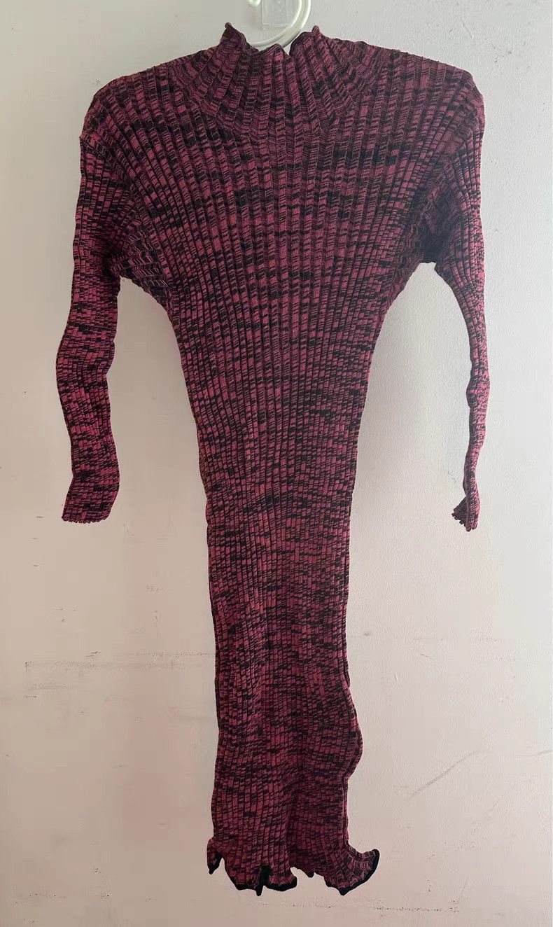Celine Old Celine Knit Top / Base Layer Q9 Size XS / US 0-2 / IT 36-38 - 5 Thumbnail