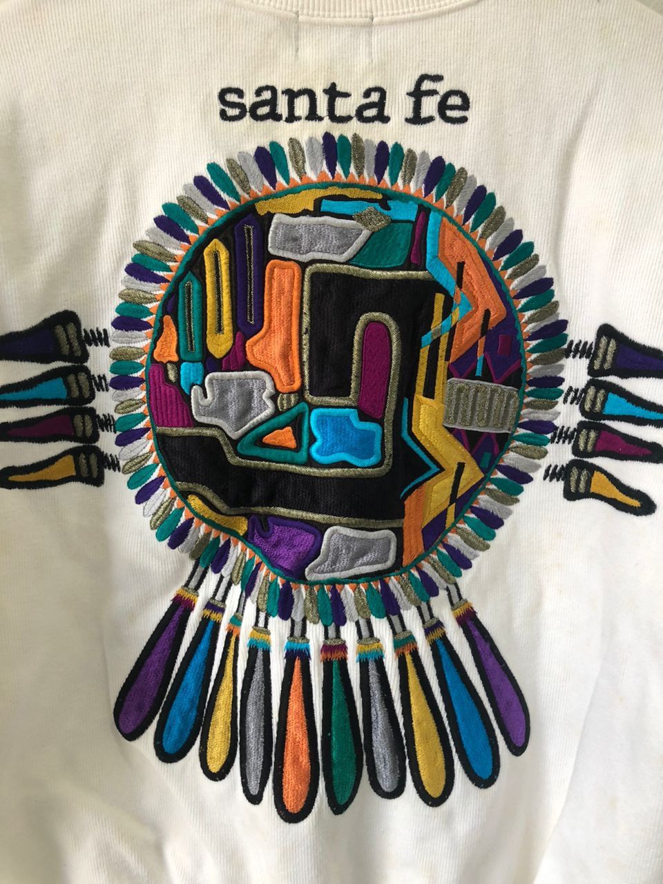 Vintage Sun Face (sun deity) crewneck Size US L / EU 52-54 / 3 - 2 Thumbnail