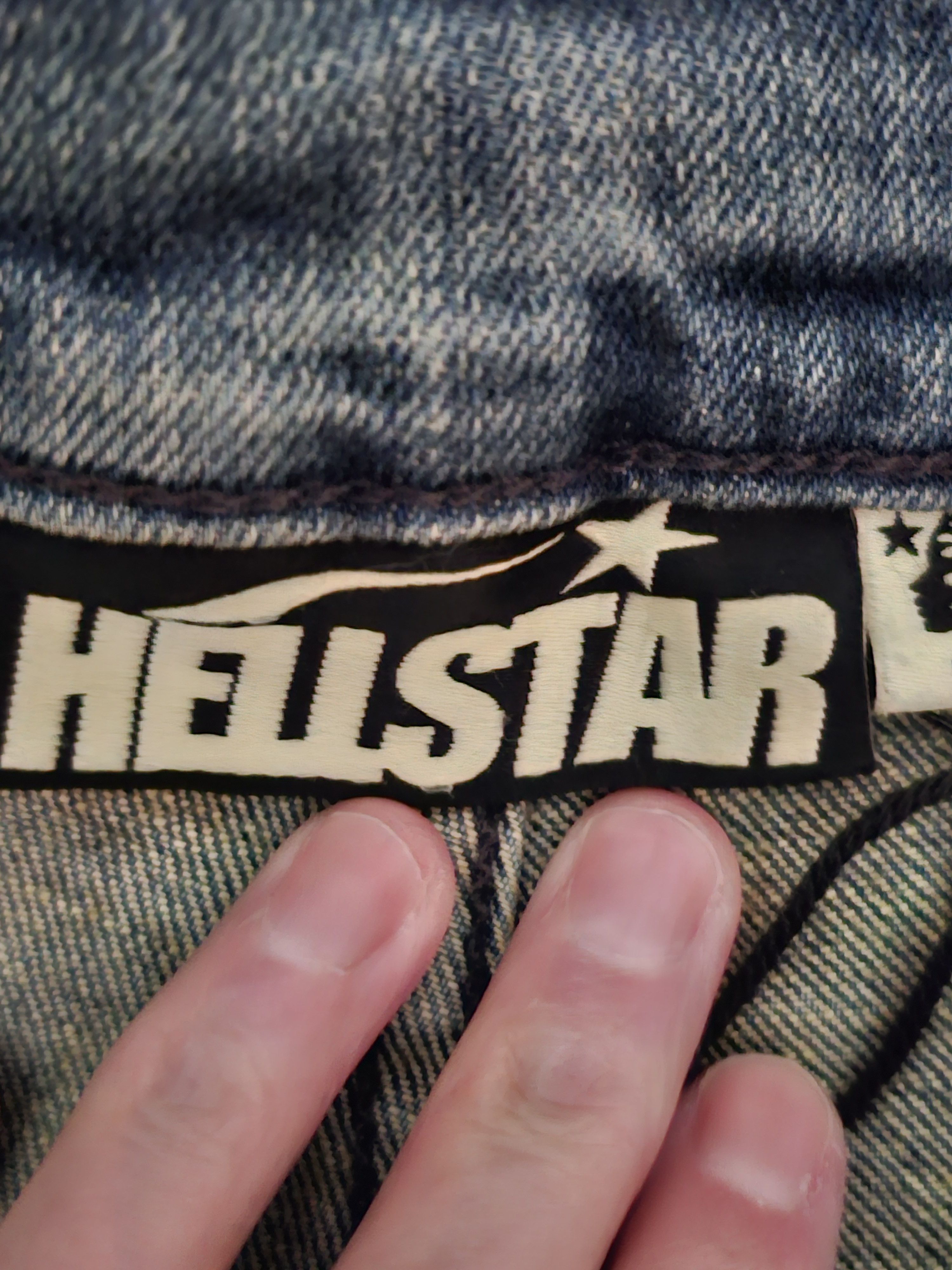 HELLSTAR Hellstar Raw Edge Air Brushed Jeans Size US 34 / EU 50 - 11 Thumbnail