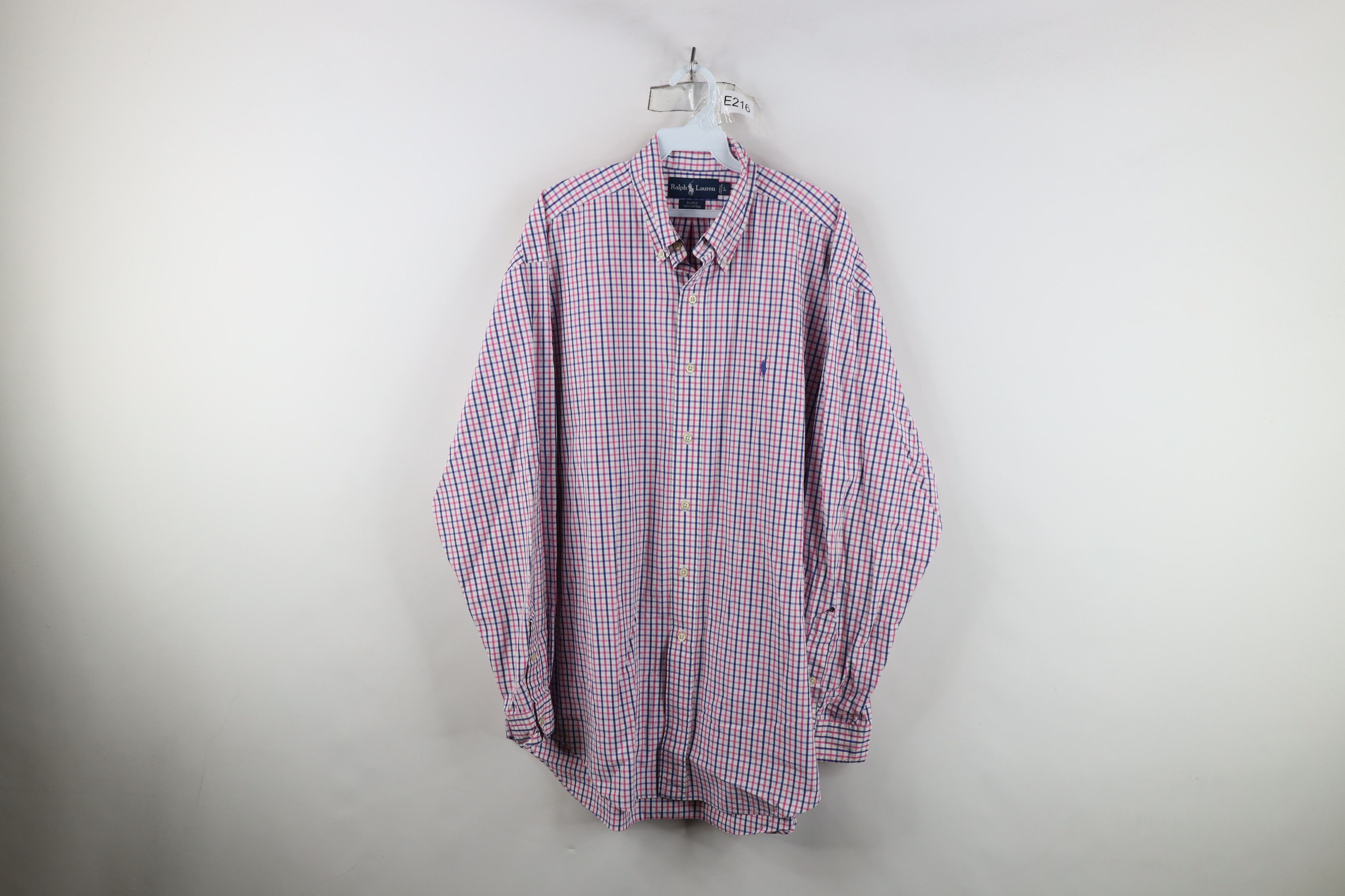 Polo Ralph Lauren Vintage 90s Ralph Lauren Collared Button Down Shirt Plaid Size US L / EU 52-54 / 3 - 1 Thumbnail