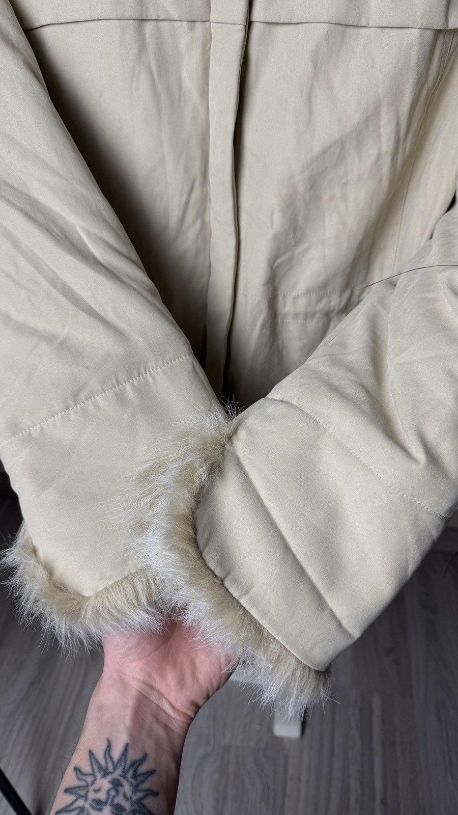 Japanese Brand Next Y2K faux fur jacket Ifsixwasnine LGB Goa style Size US S / EU 44-46 / 1 - 5 Thumbnail
