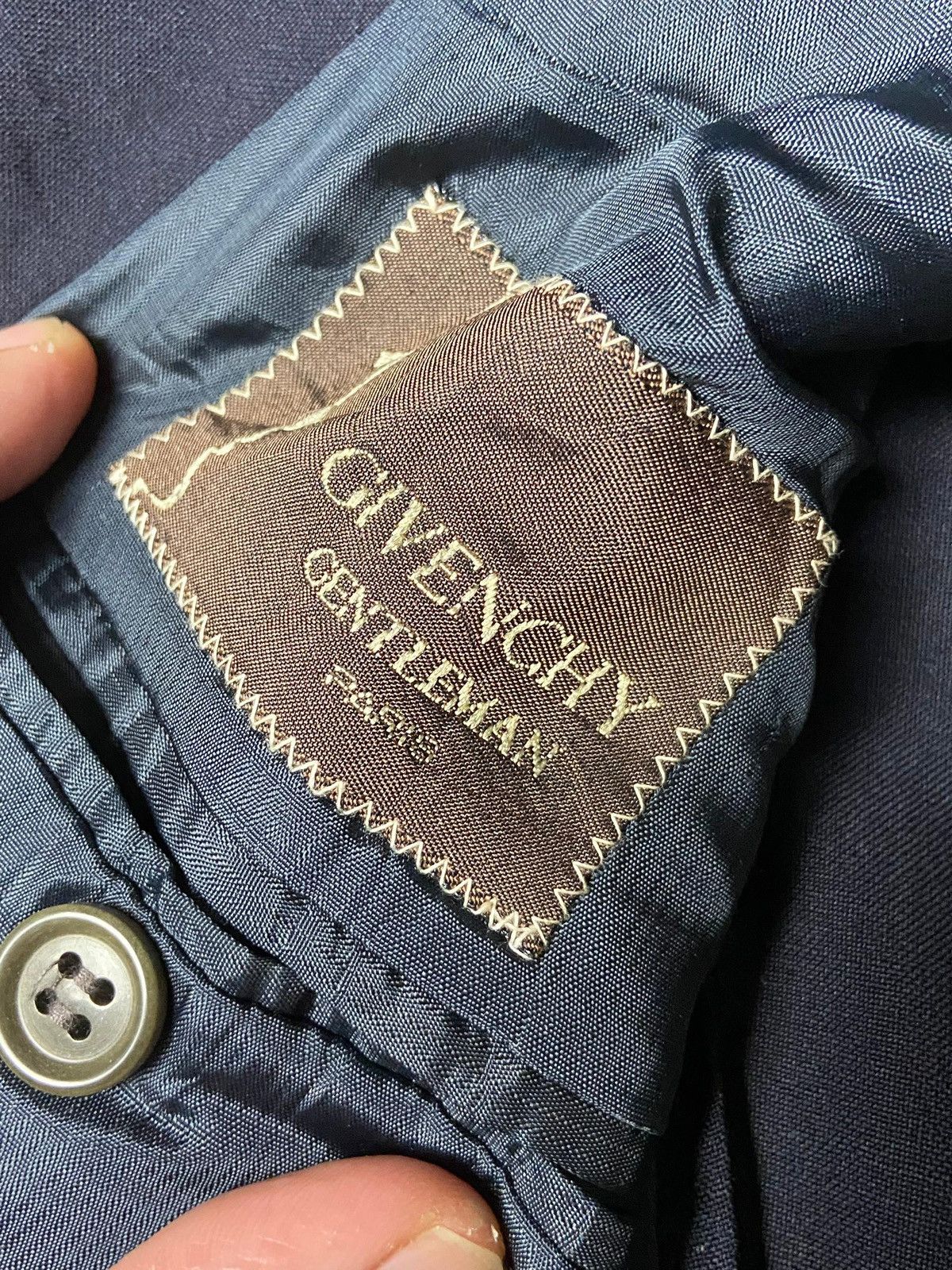 Givenchy Vintage GIVENCHY GENTLEMEN Blazer (139) Size US XXS / EU 40 - 8 Thumbnail