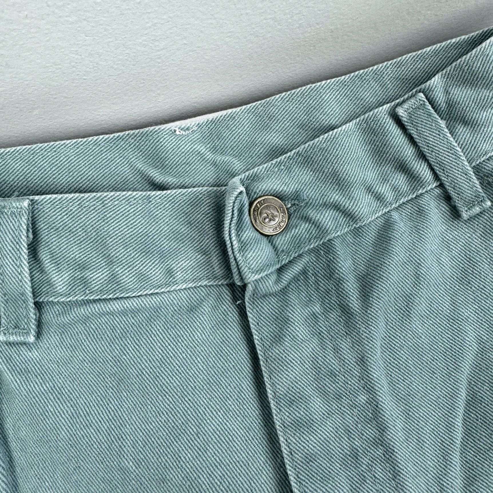 Wrangler VINTAGE Wrangler Jeans Womens 14 Seaform Green Western Mom Jeans High Rise 90s Size 36" / US 14 / IT 50 - 4 Thumbnail