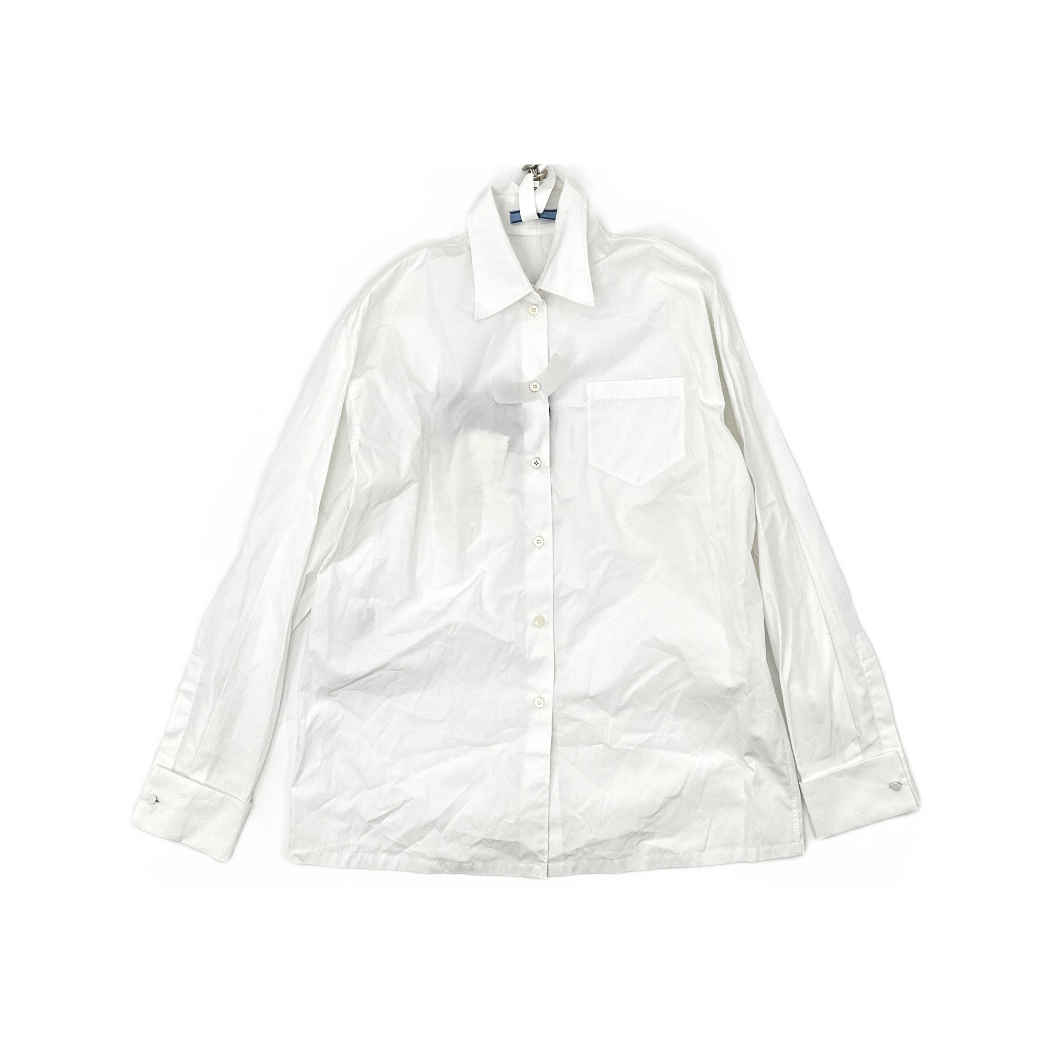 Prada Prada Poplin Button Up Shirt Size 40 Size S / US 4 / IT 40 - 1 Thumbnail