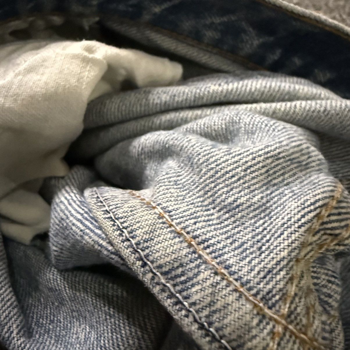 Levi's Vintage Clothing 🇺🇸 Vintage Levis 791-0117 Distressed Aging Wash 70s 80s Denim Size US 28 / EU 44 - 20 Thumbnail