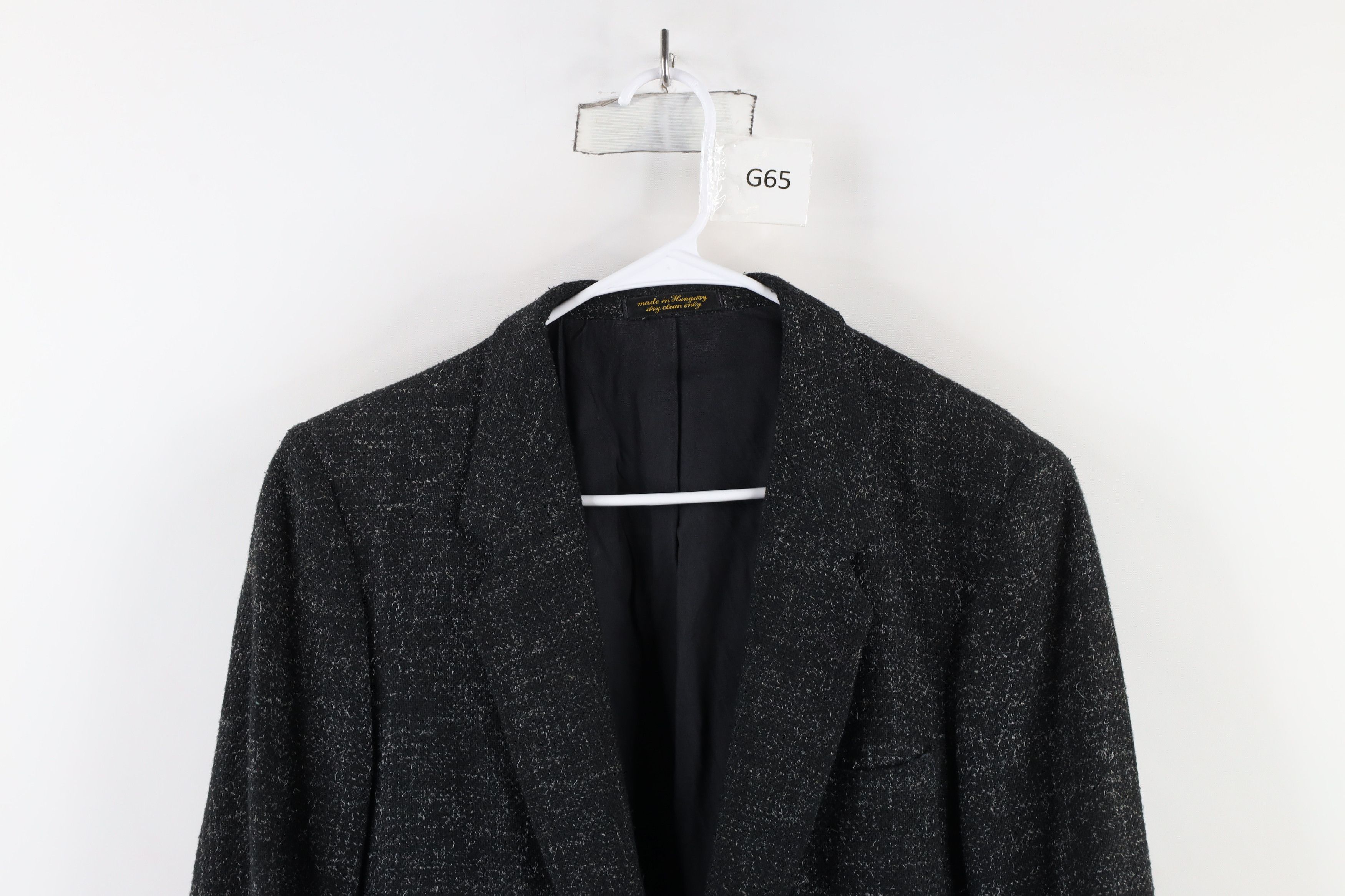 Vintage Vintage 70s Rockabilly Wool Tweed Blazer Suit Jacket Coat Size US L / EU 52-54 / 3 - 2 Thumbnail