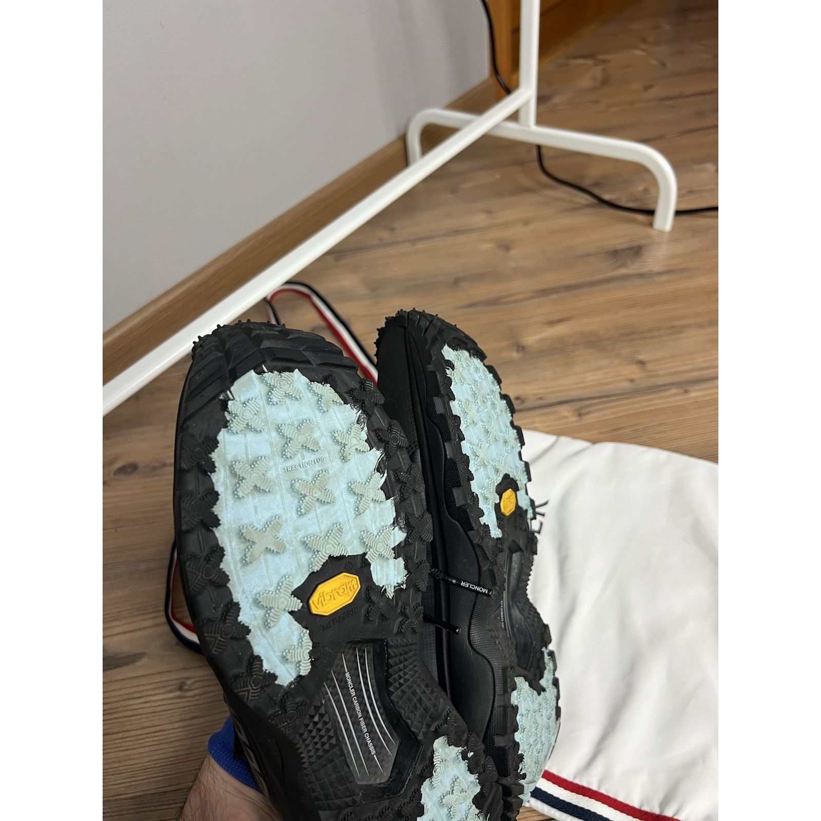 Moncler MINT! MONCLER TRAILGRIP LITE2 Vibram Ripstop Black Sneakers Size US 10.5 / EU 43-44 - 8 Thumbnail