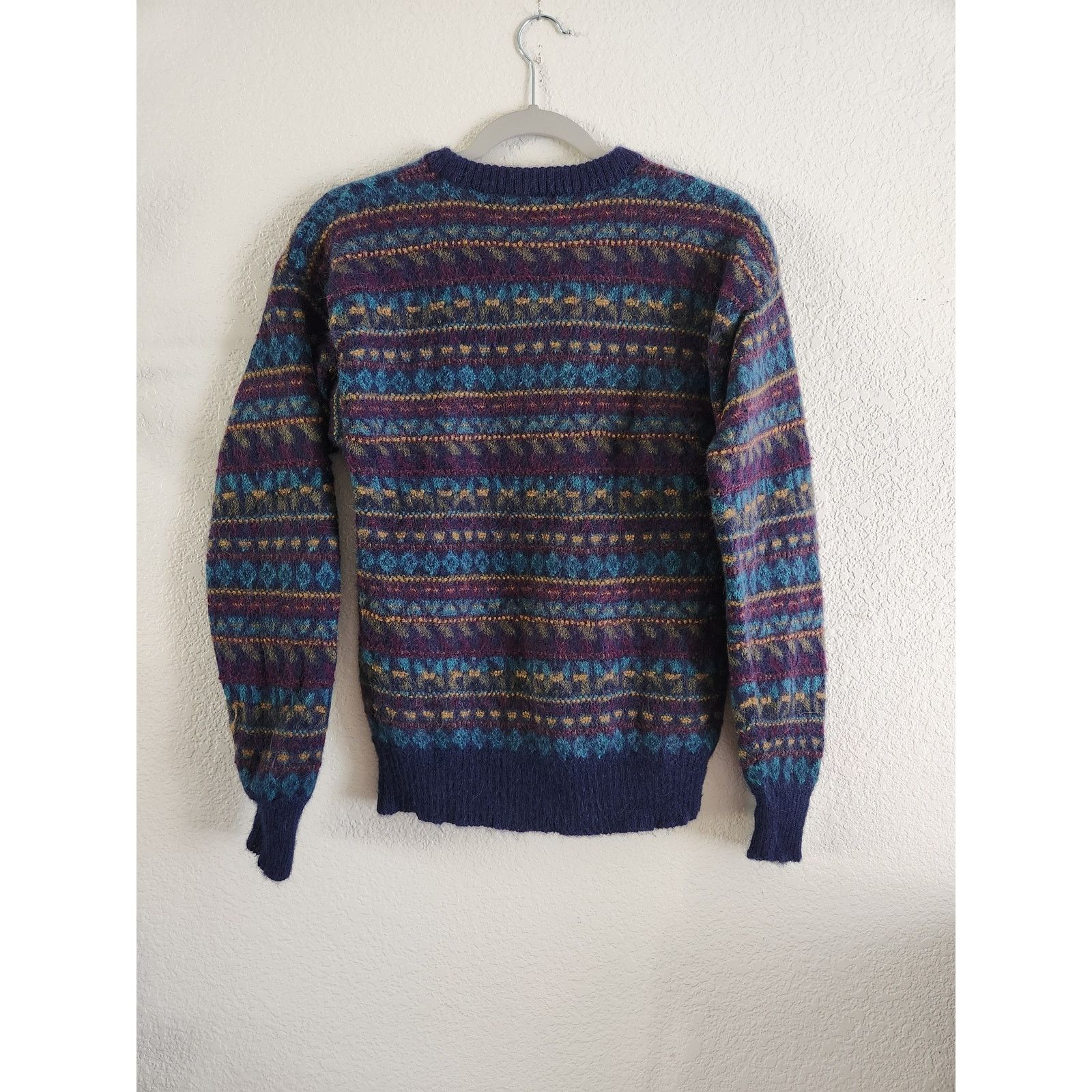 J.P. Tilford J.P Tilford 100% Alpaca Unisex Multicolor Sweater-Medium Size US M / EU 48-50 / 2 - 2 Thumbnail