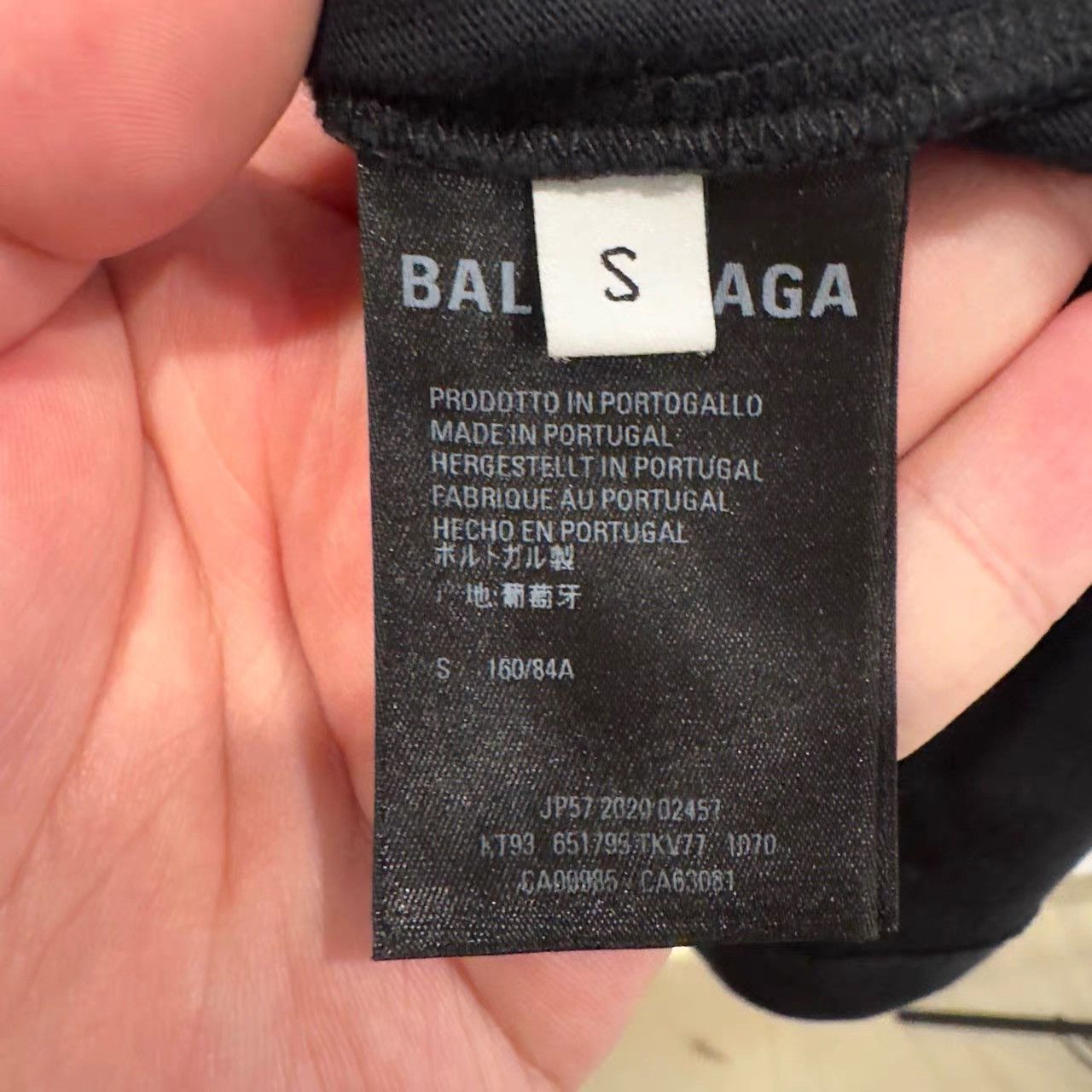 Balenciaga Balenciaga Black Scissors Printed Short Sleeve K28 Size US S / EU 44-46 / 1 - 3 Thumbnail