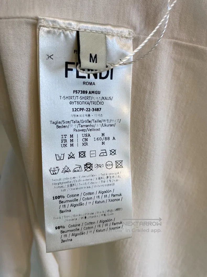 Fendi Fendi Letter Logo Short Sleeve Size M / US 6-8 / IT 42-44 - 5 Thumbnail