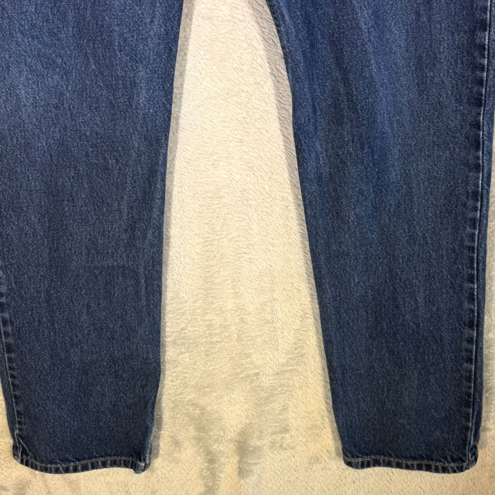 Levi's Levi’s 505 Jeans Men’s 38 x 34 Blue Denim Stretch Mid-Rise Straight Leg Size US 38 / EU 54 - 5 Thumbnail