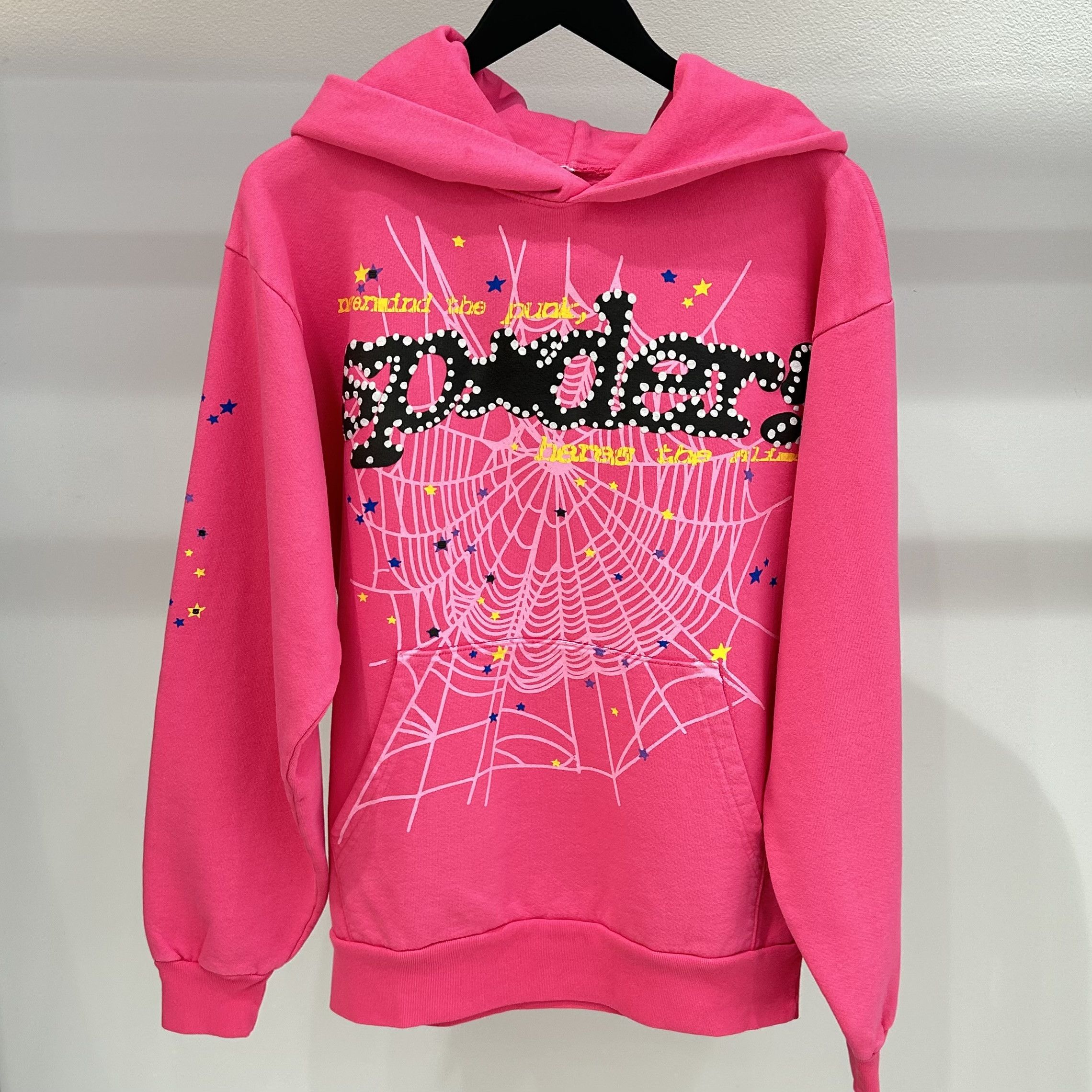 Pink Sp5der hoodie newest