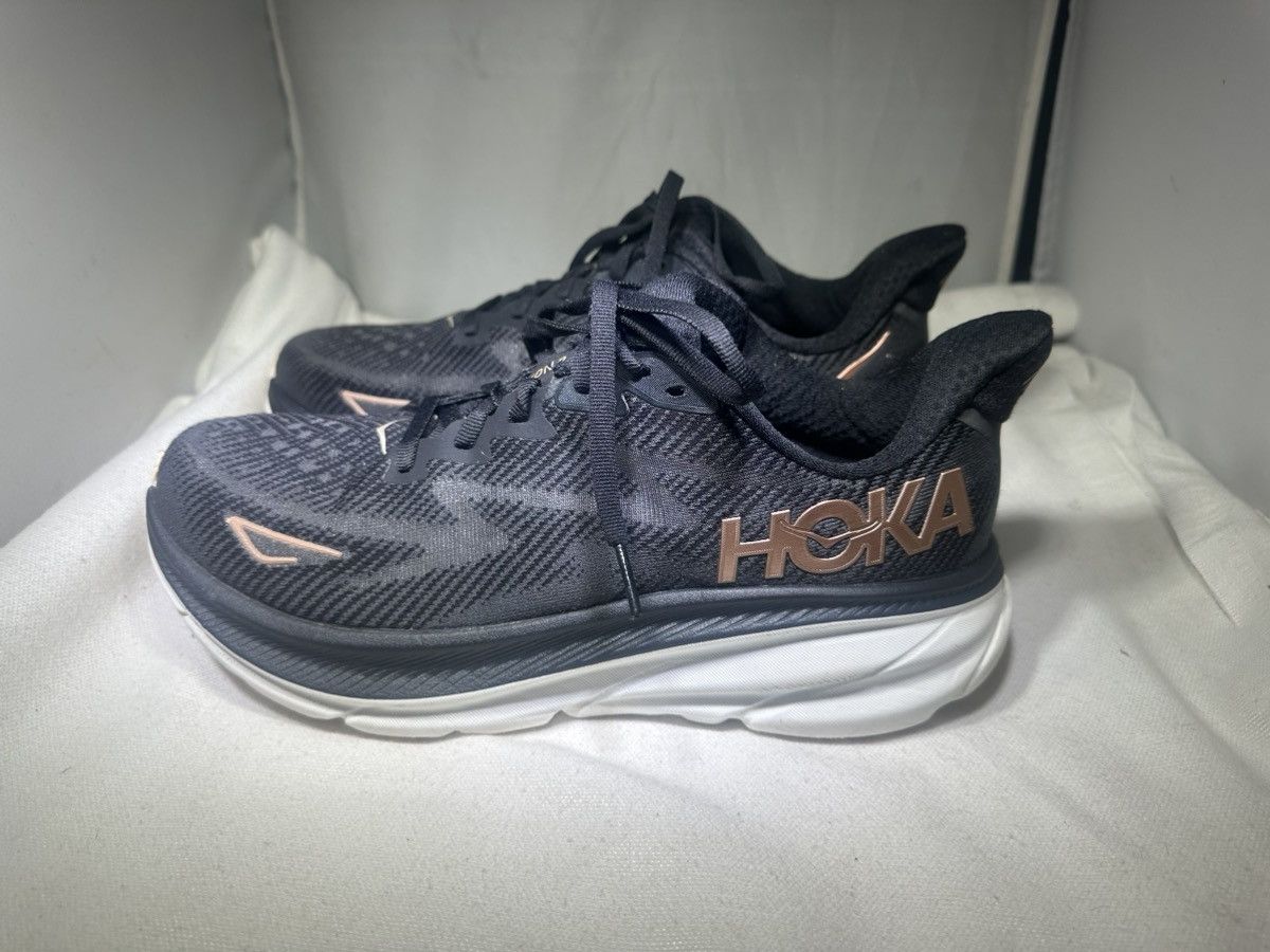Hoka Hoka Clifton 9 Shoes Women's 8.5 Black Copper Running Size US 8.5 / IT 38.5 - 1 Thumbnail