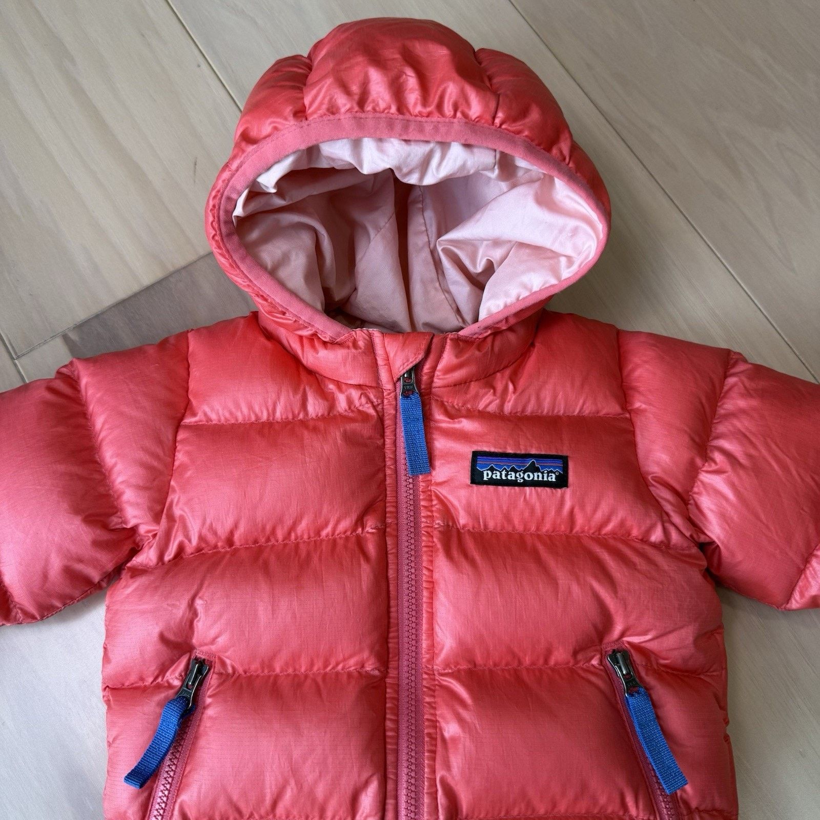 Patagonia Patagonia Baby Hi Loft Down Sweater Hoody 3-6 Months Size XXS / US 00 / IT 34 - 4 Thumbnail