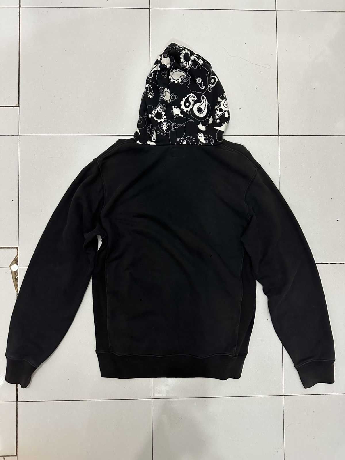 Stussy VTG Distress Stussy Paisley Pullover Hoodie Size US L / EU 52-54 / 3 - 8 Thumbnail