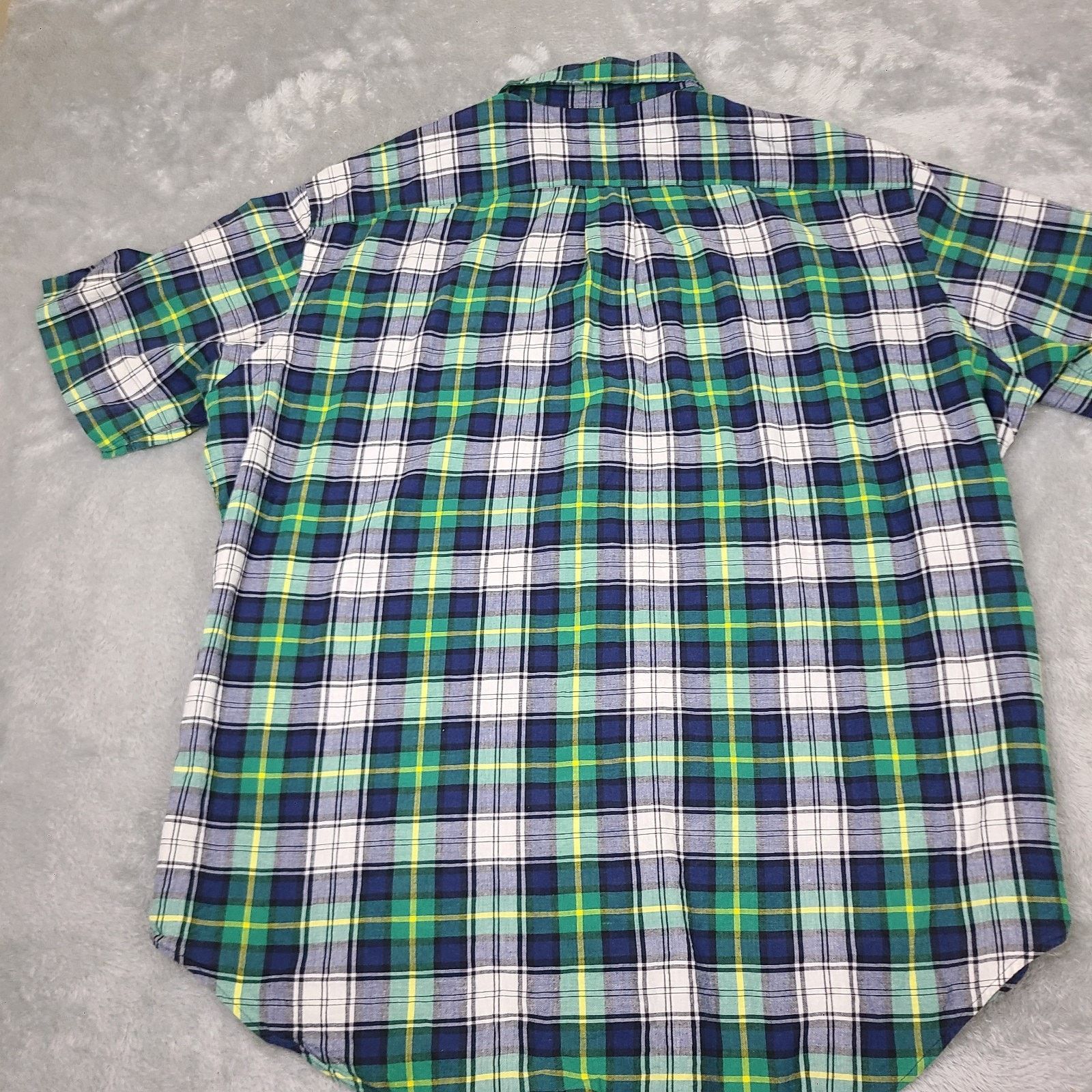 Lauren Ralph Lauren Ralph Lauren Classic Fit X-Large Navy/green/yellow Plaid Size US XL / EU 56 / 4 - 8 Thumbnail