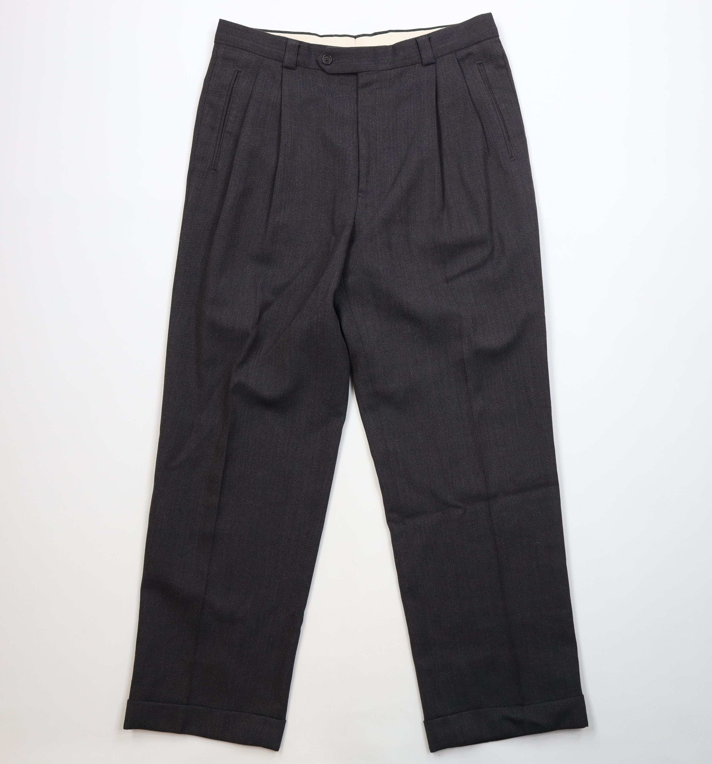 Vintage Vintage 90s Streetwear Gabardine Blend Wide Leg Chino Pants Size US 34 / EU 50 - 1 Thumbnail