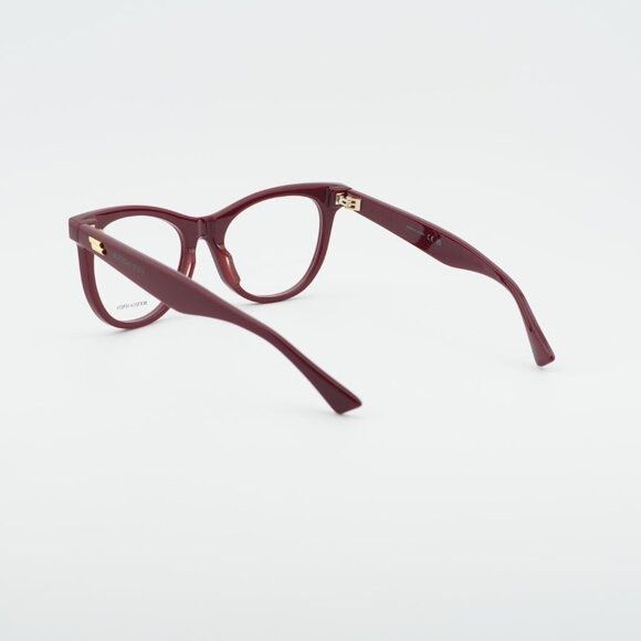 Bottega Veneta Bottega Veneta BV1064O 004 Eyeglasses Burgundy 52mm Cat Eye Size ONE SIZE - 4 Thumbnail