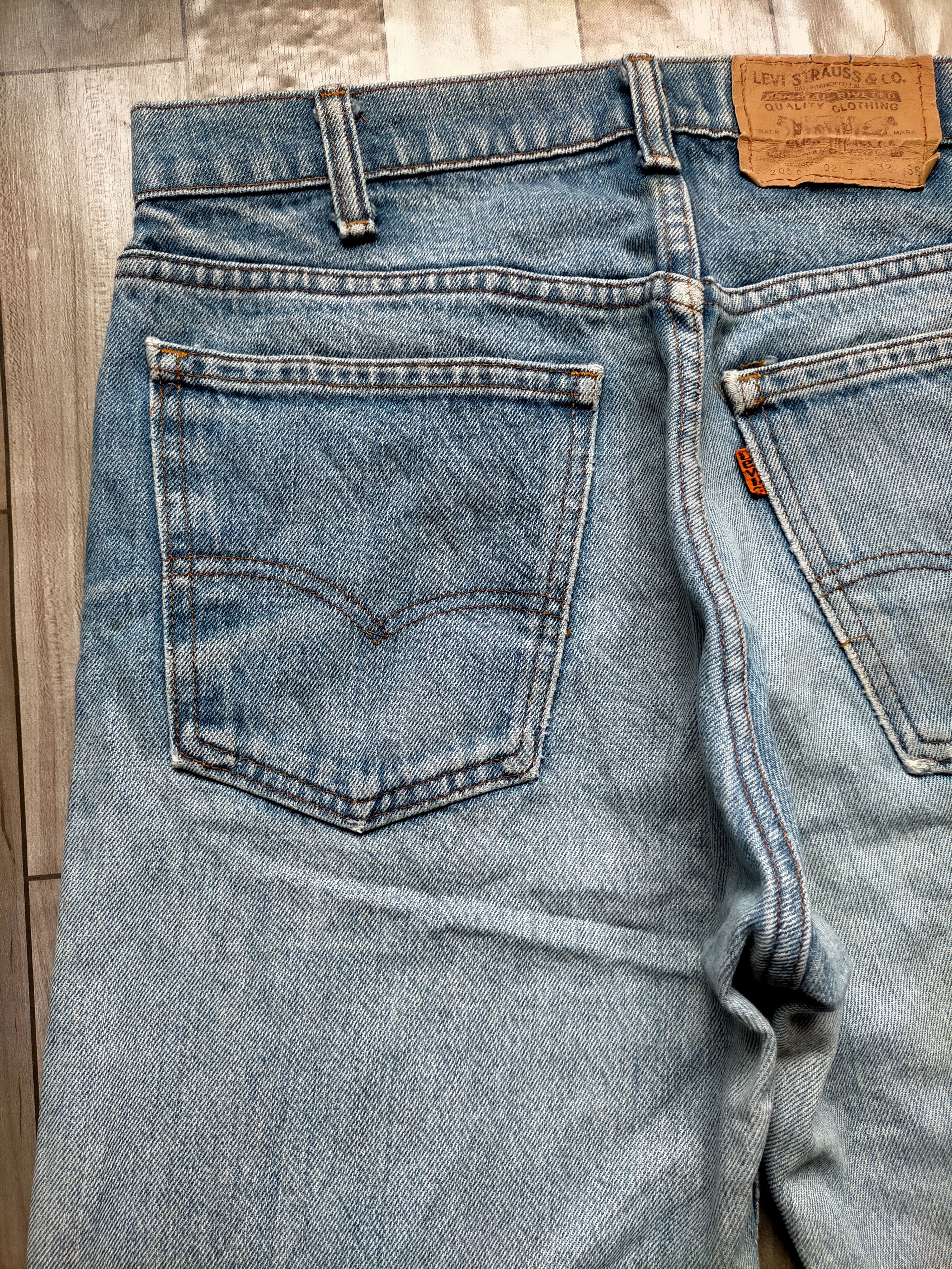 Levi's Vintage 80s Levis 505 distress denim Jeans Size US 31 - 10 Thumbnail