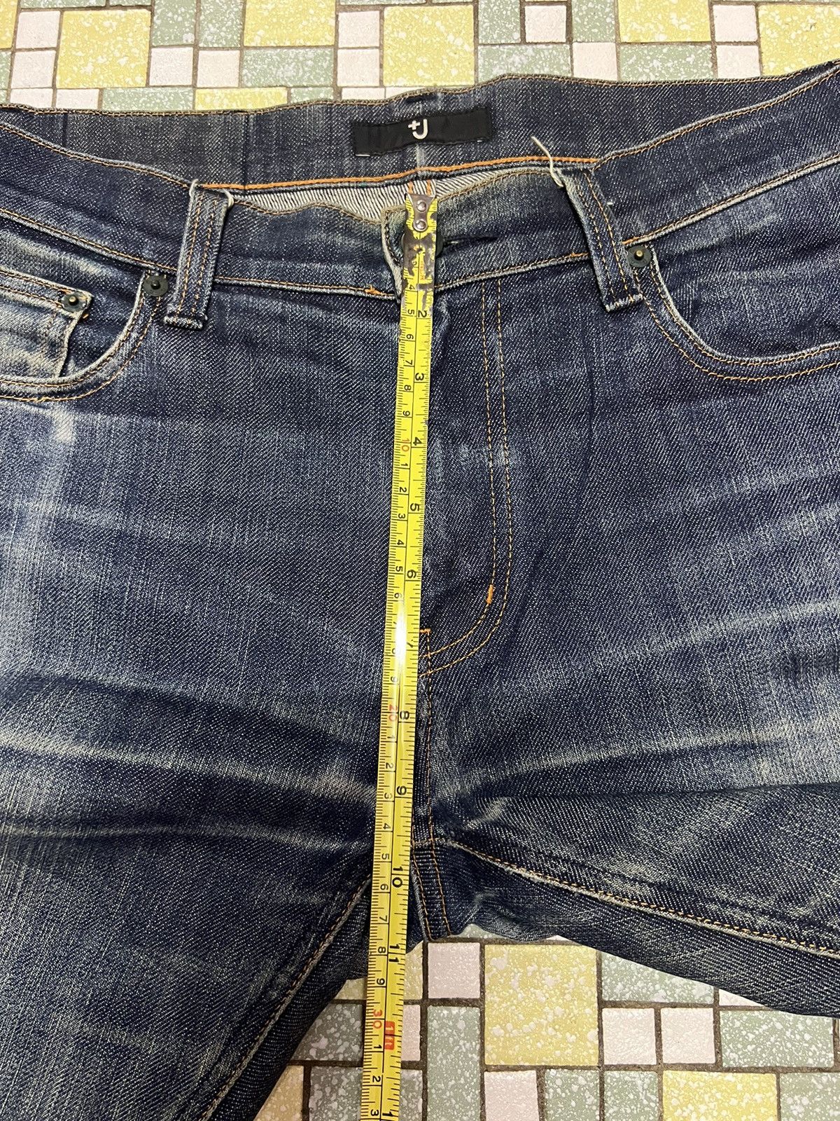 Jil Sander UNIQLO JIL SANDER Selvedge Distressed Denim Jeans Size US 32 / EU 48 - 12 Thumbnail