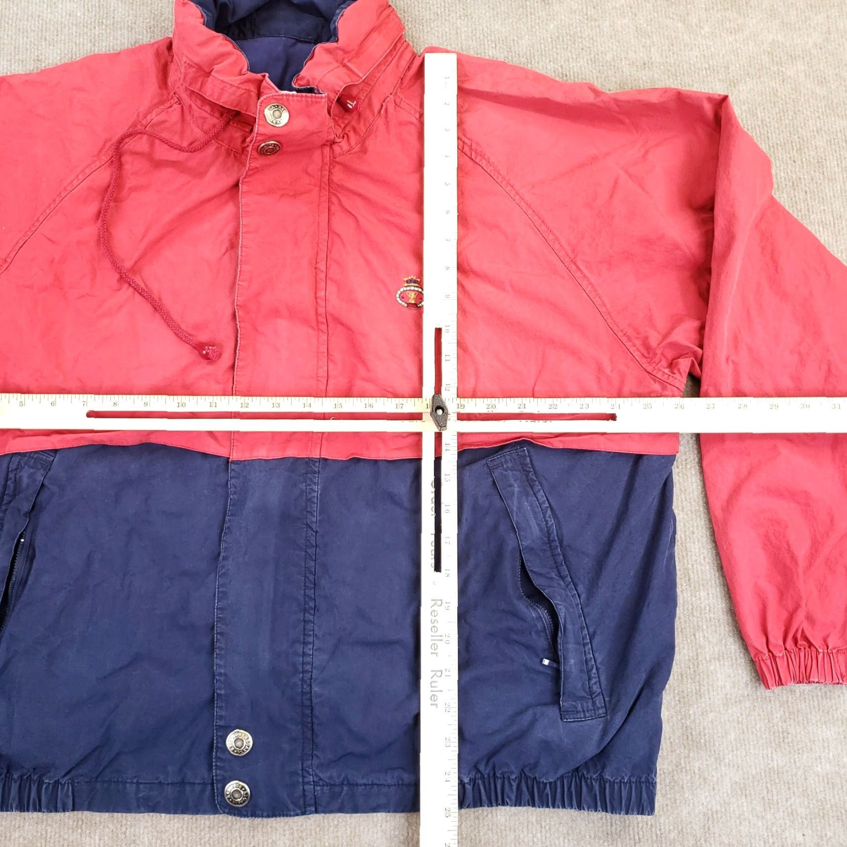 Vintage Regatta Sport Mens Windbreaker Jacket Extra Large XL Red Blue Size US XL / EU 56 / 4 - 3 Thumbnail