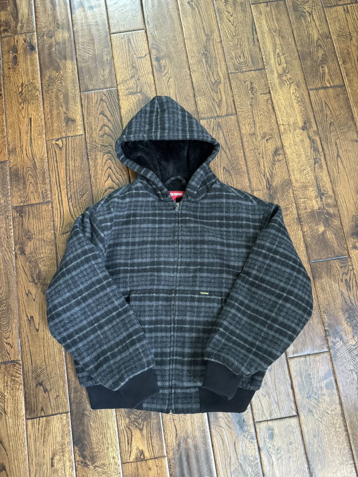Supreme Hooded Flannel | Grailed