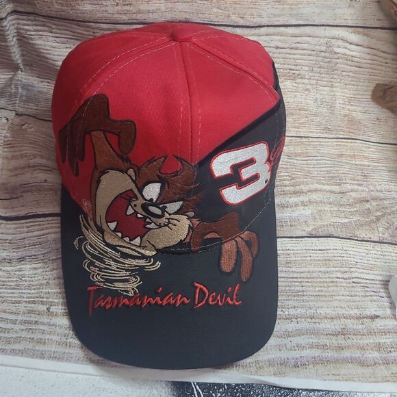 NASCAR Vintage Taz Dale Earnhardt Sr. snapback hat #3 Looney Tunes Size ONE SIZE - 3 Thumbnail