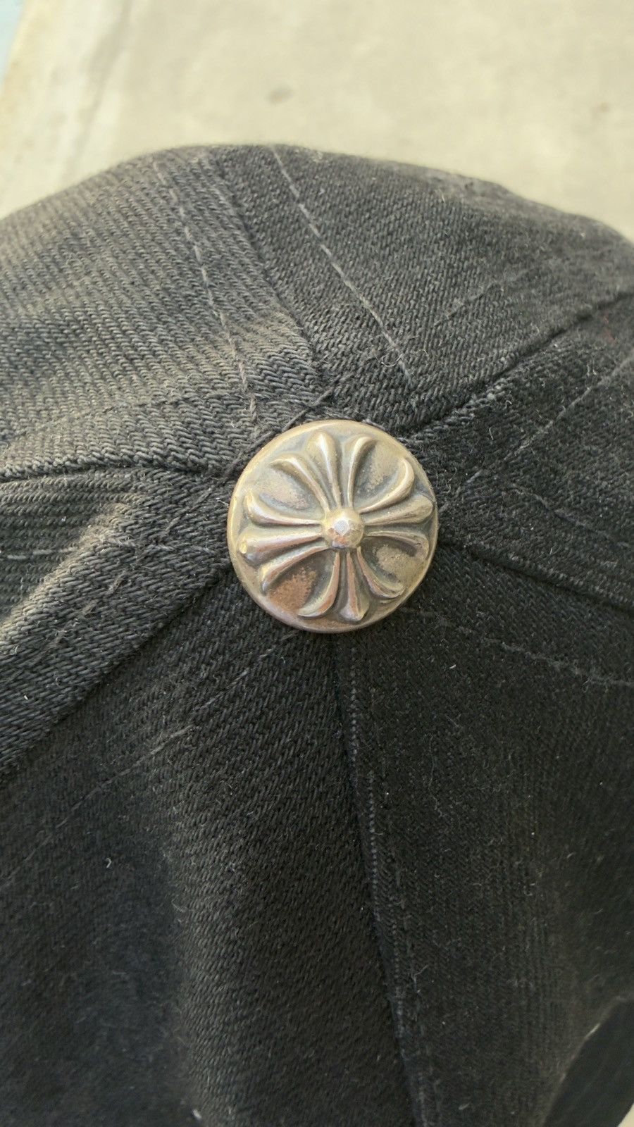 Chrome Hearts RARE!!! Chrome Hearts Denim Baseball Cap Size ONE SIZE - 2 Thumbnail