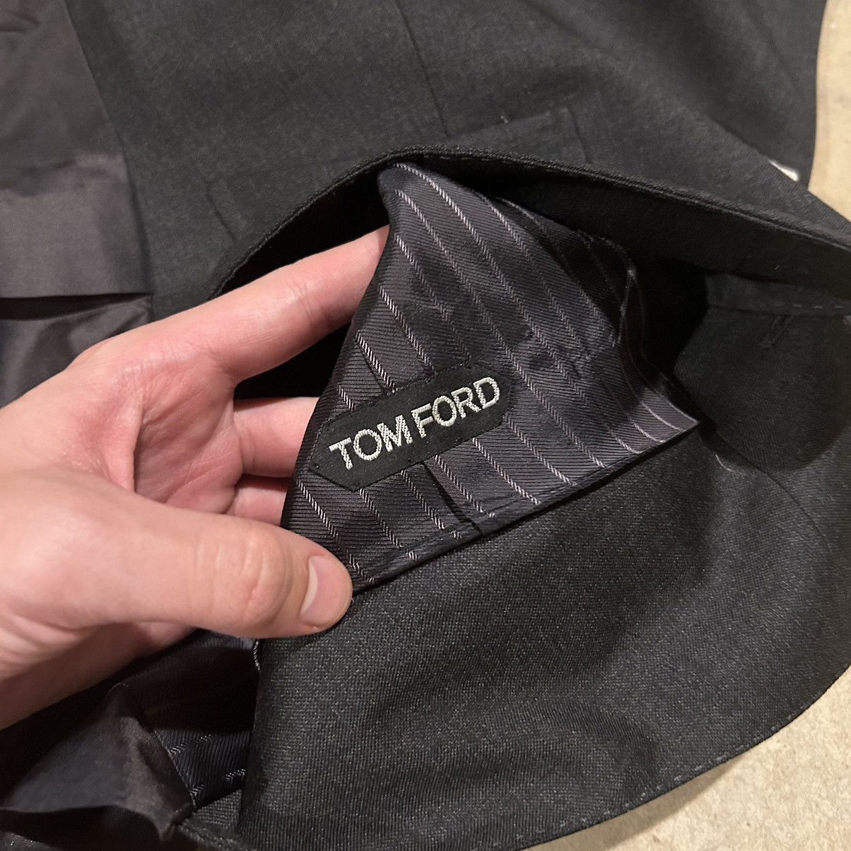 Tom Ford 100% Wool Waist Coat Vest with Silk Hankerchief