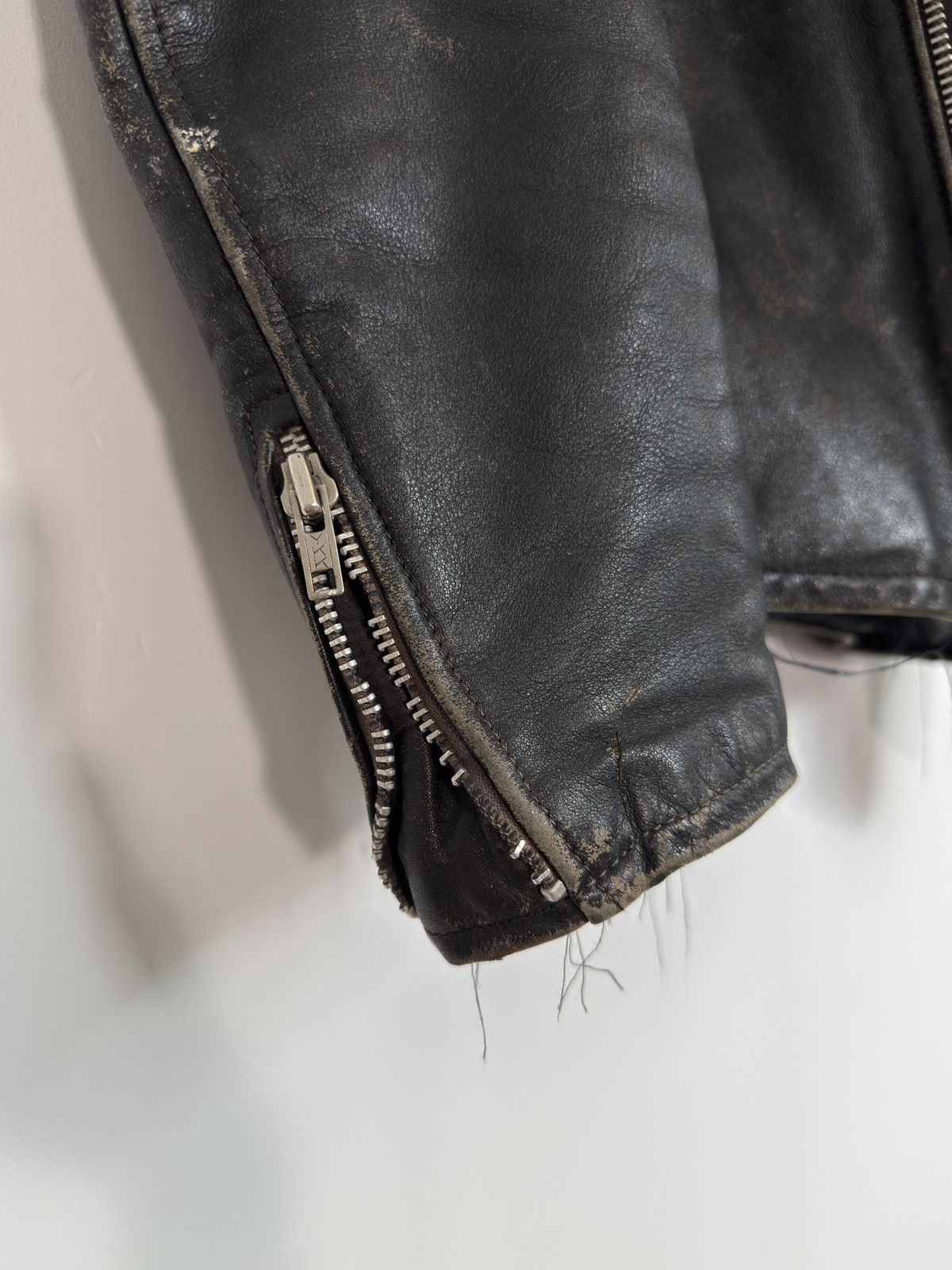 Genuine Leather Distressed Vintage Moto Jacket Size US S / EU 44-46 / 1 - 8 Thumbnail