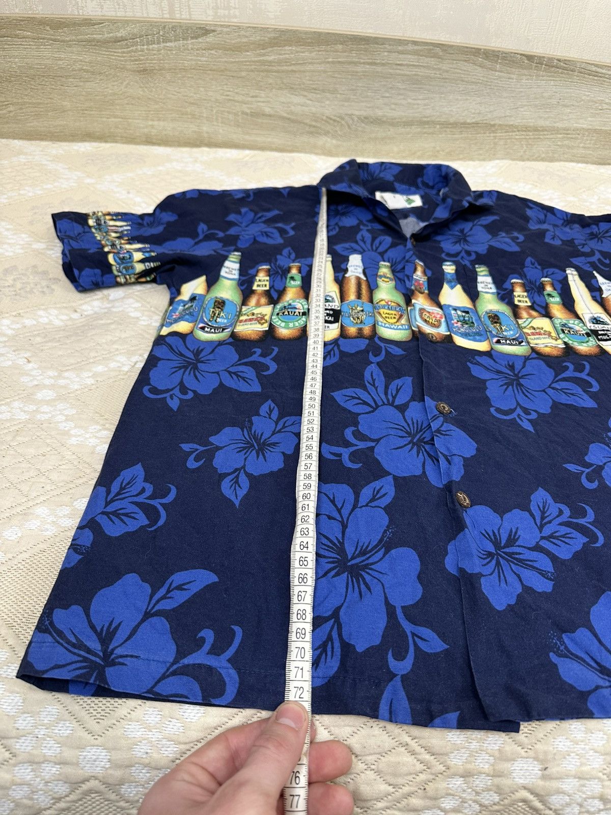 Drink Beer Save Water 🔥 Ky’s Vintage Hawaiian Beer Shirt Guinness Corona Button Up Size US M / EU 48-50 / 2 - 7 Thumbnail