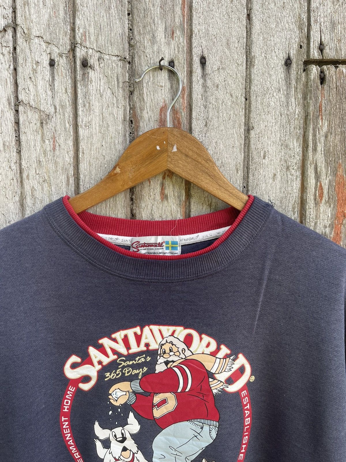Vintage Vintage Santaworld “Santa & Animals” Sweatshirt – 1994 Size US L / EU 52-54 / 3 - 4 Thumbnail