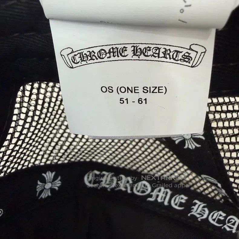 Chrome Hearts CHROME HEARTS Size OS Black three-cross leather baseball ca Size ONE SIZE - 5 Thumbnail