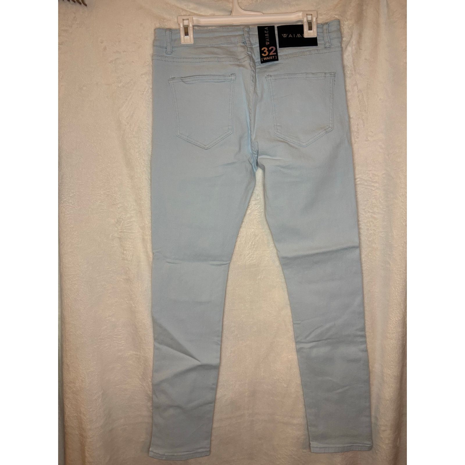 Waimea NWT Sz. 32 - WAIMEA Skinny Stretch Jeans, Light Wash Size US 32 / EU 48 - 2 Thumbnail