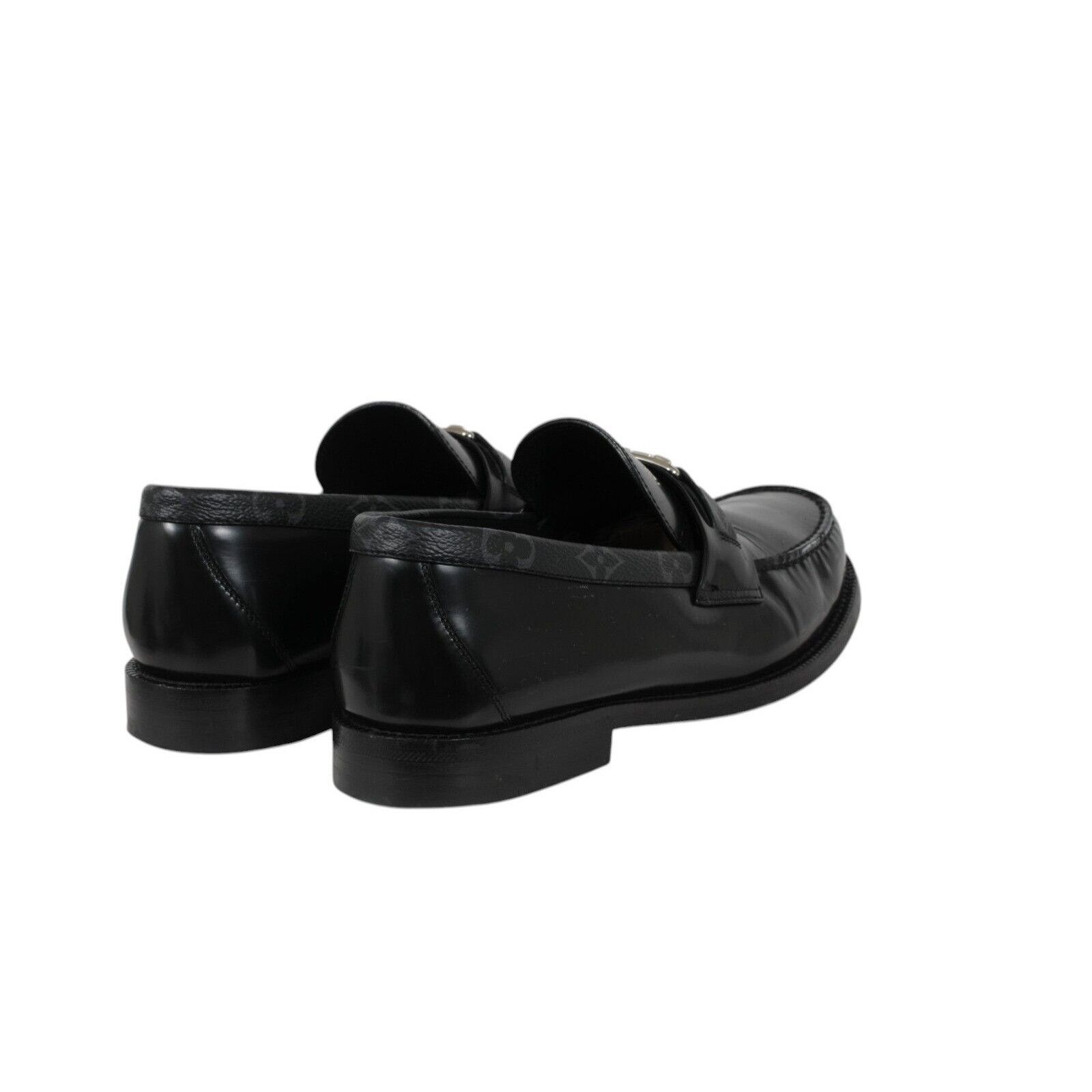 Louis Vuitton Major Loafers Black Leather - 02492 Size US 7.5 / EU 40-41 - 7 Thumbnail