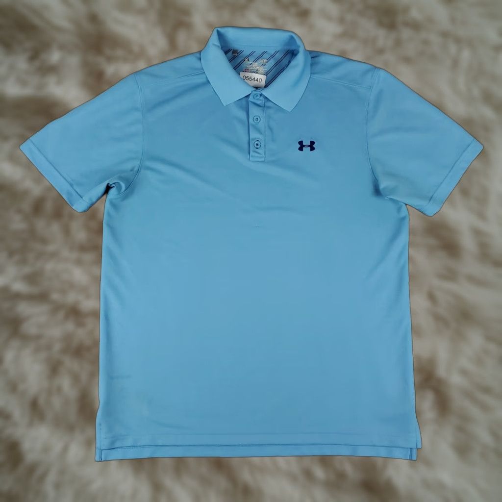 Under Armour Under Armour Polo Shirt Mens L Blue Golf Casual Short Sleeve Polo Shirt Mens L Blue Golf Casual Short Sleeve Size US L / EU 52-54 / 3 - 1 Thumbnail