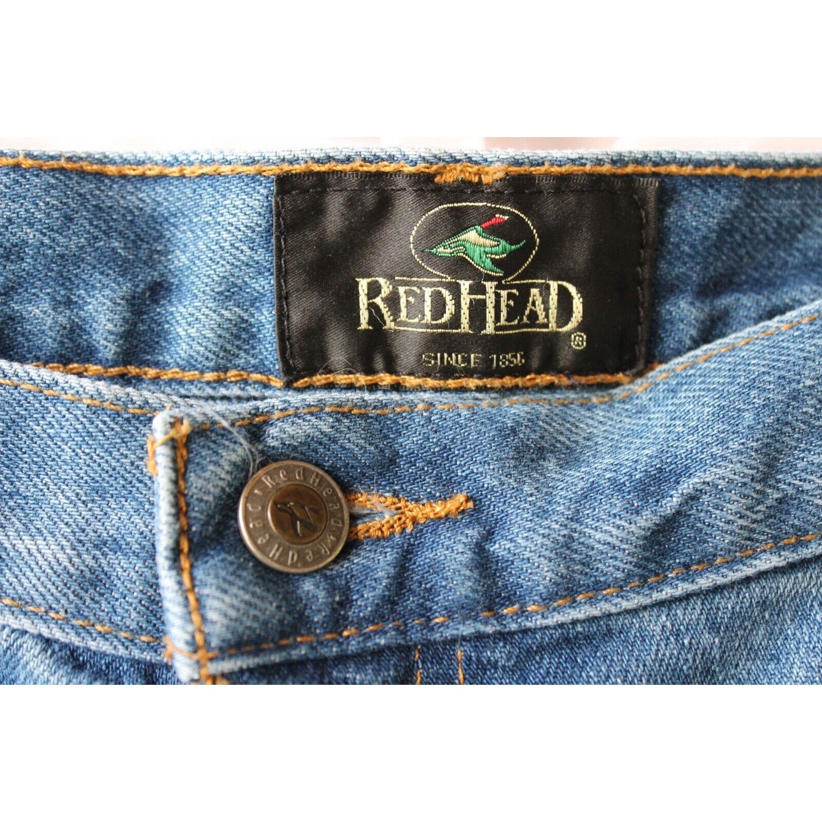 Redhead REDHEAD / BASS PRO SHOP Jeans Mens 42X30 Blue Denim Cotton Size US 42 / EU 58 - 2 Thumbnail