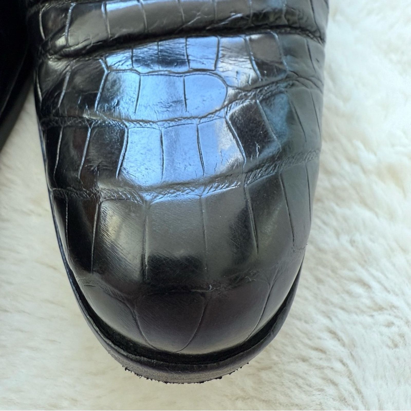 Dolce&Gabbana men crocodile skin size 37,5EU Authentic 4500$